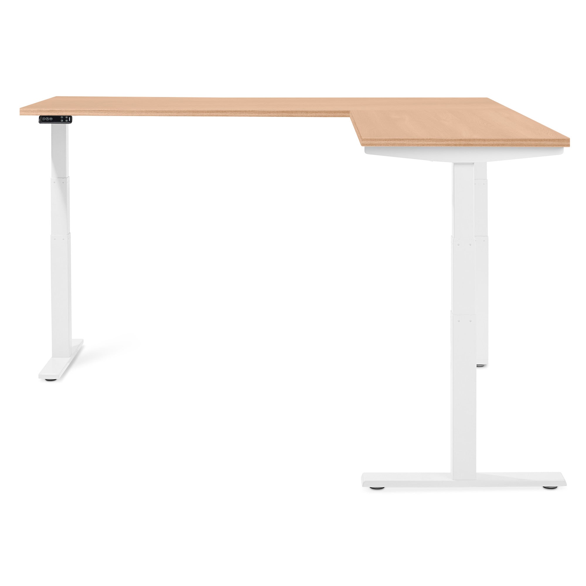 Modern L-Shaped Corner Desk with Storage Shelf - Ergonomic Home Office Computer Desk for Small Spaces - Perfect for Gaming, Study & Workstation Setup