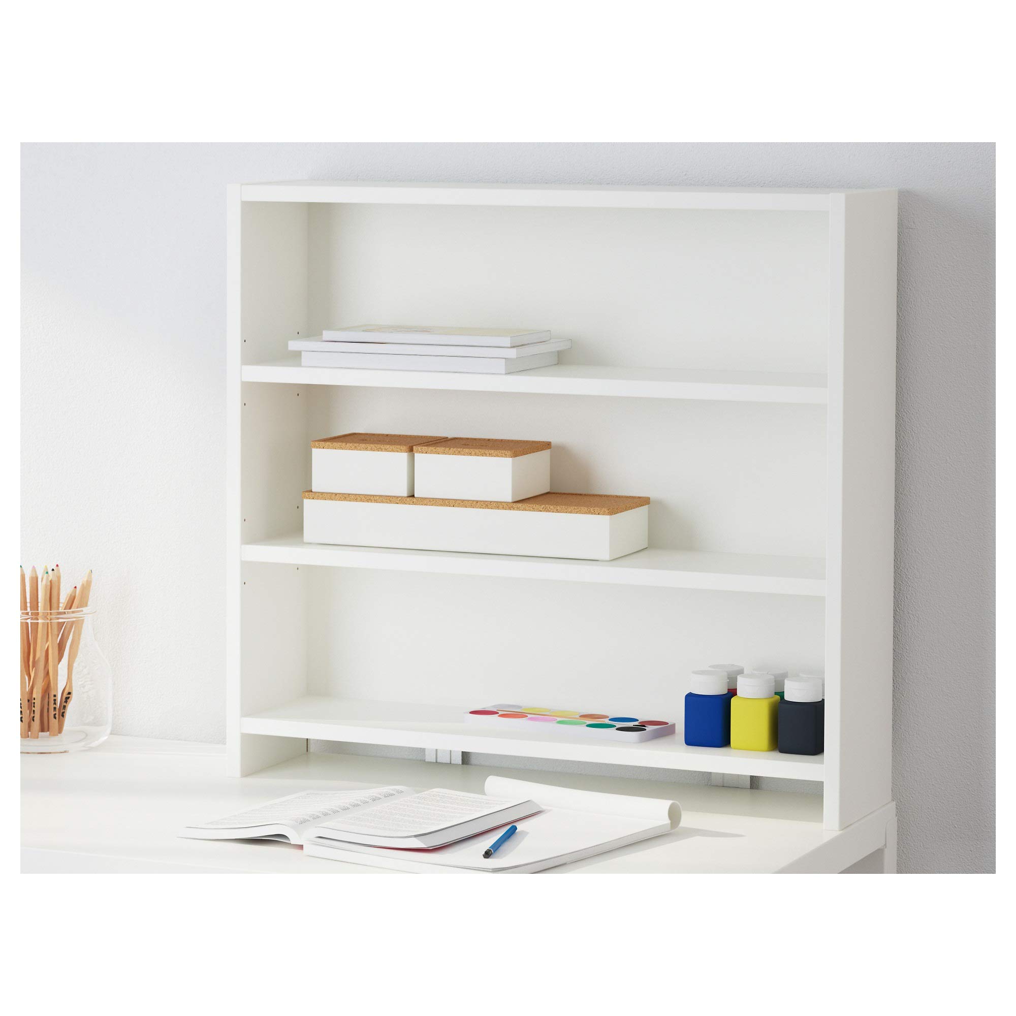 IKEA Påhl Add-On Unit - White & Green Storage Cabinet for Bedroom, Living Room & Office Organization