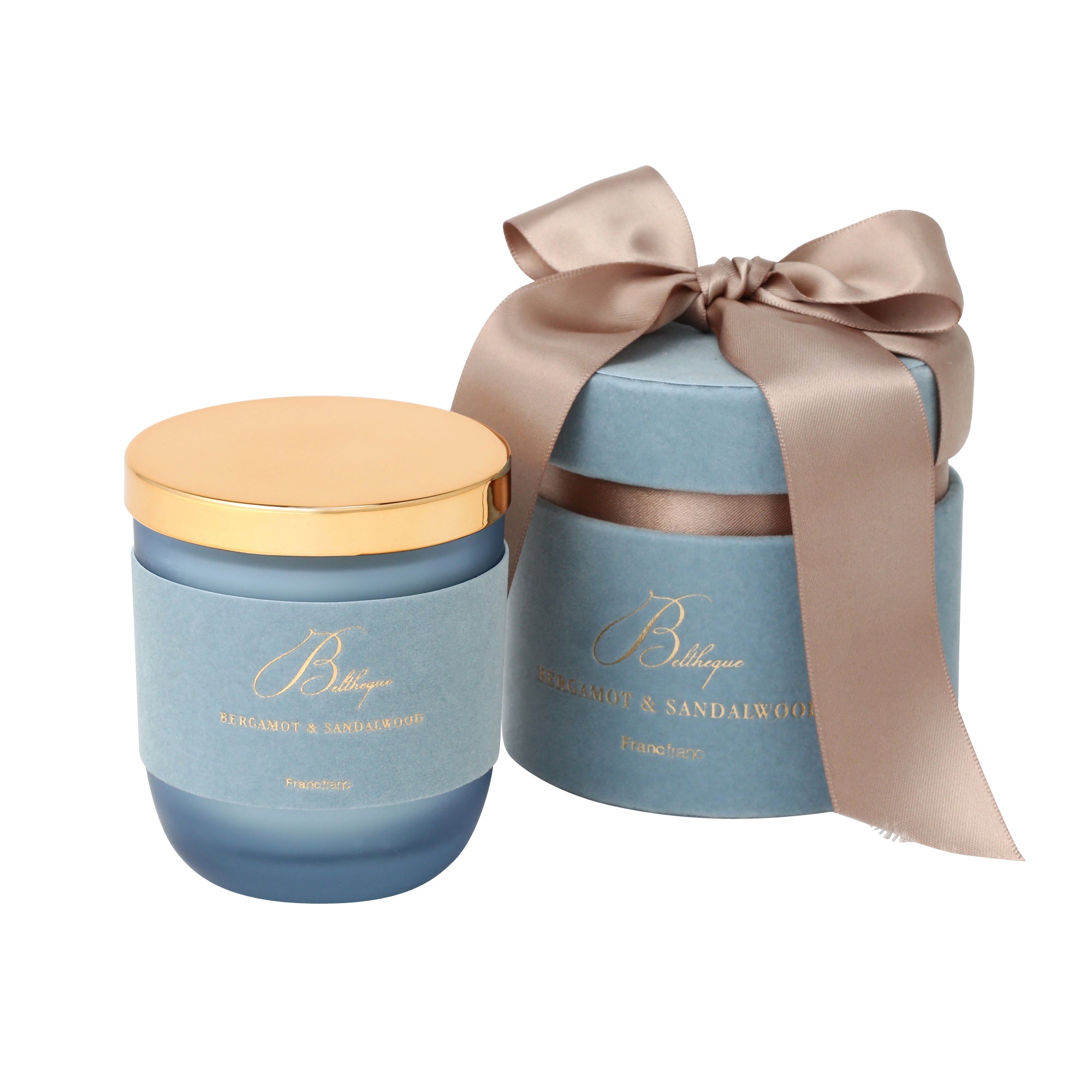 Beltheque Scented Blue Candle - Handmade Soy Wax Candle for Home Decor, Relaxation & Aromatherapy - Perfect for Living Room, Bedroom & Bathroom