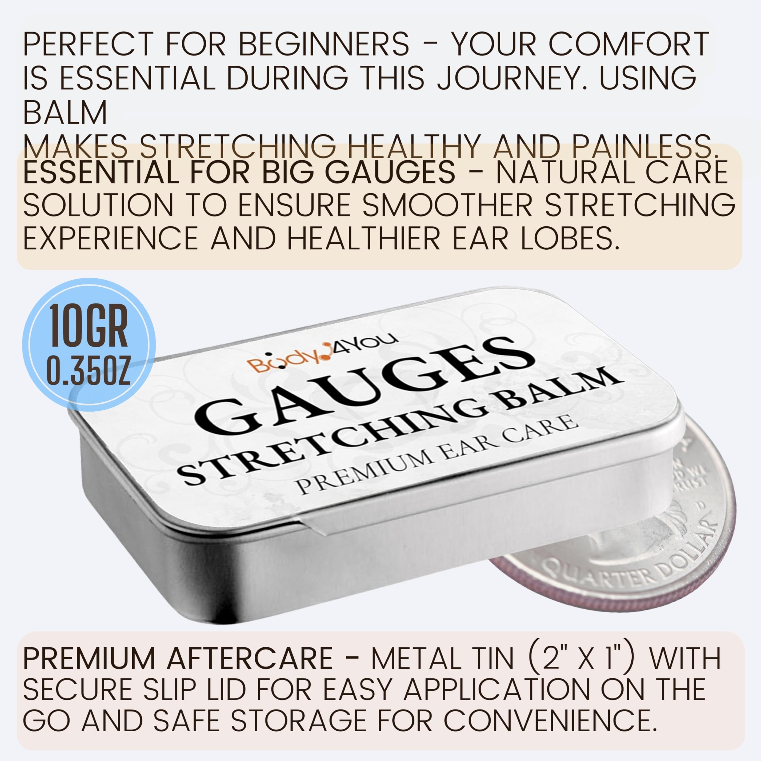 BodyJ4You 37PC Ear Stretching Kit for Beginners - 14G to 00G Gauges with Steel Tapers, Single Flare Plugs & Screw Fit Tunnels - Includes Aftercare Balm Wax - Perfect for Men & Women Ear Piercing Jewelry - Ideal for Ear Stretching, Daily Wear and Alternative Fashion Styles