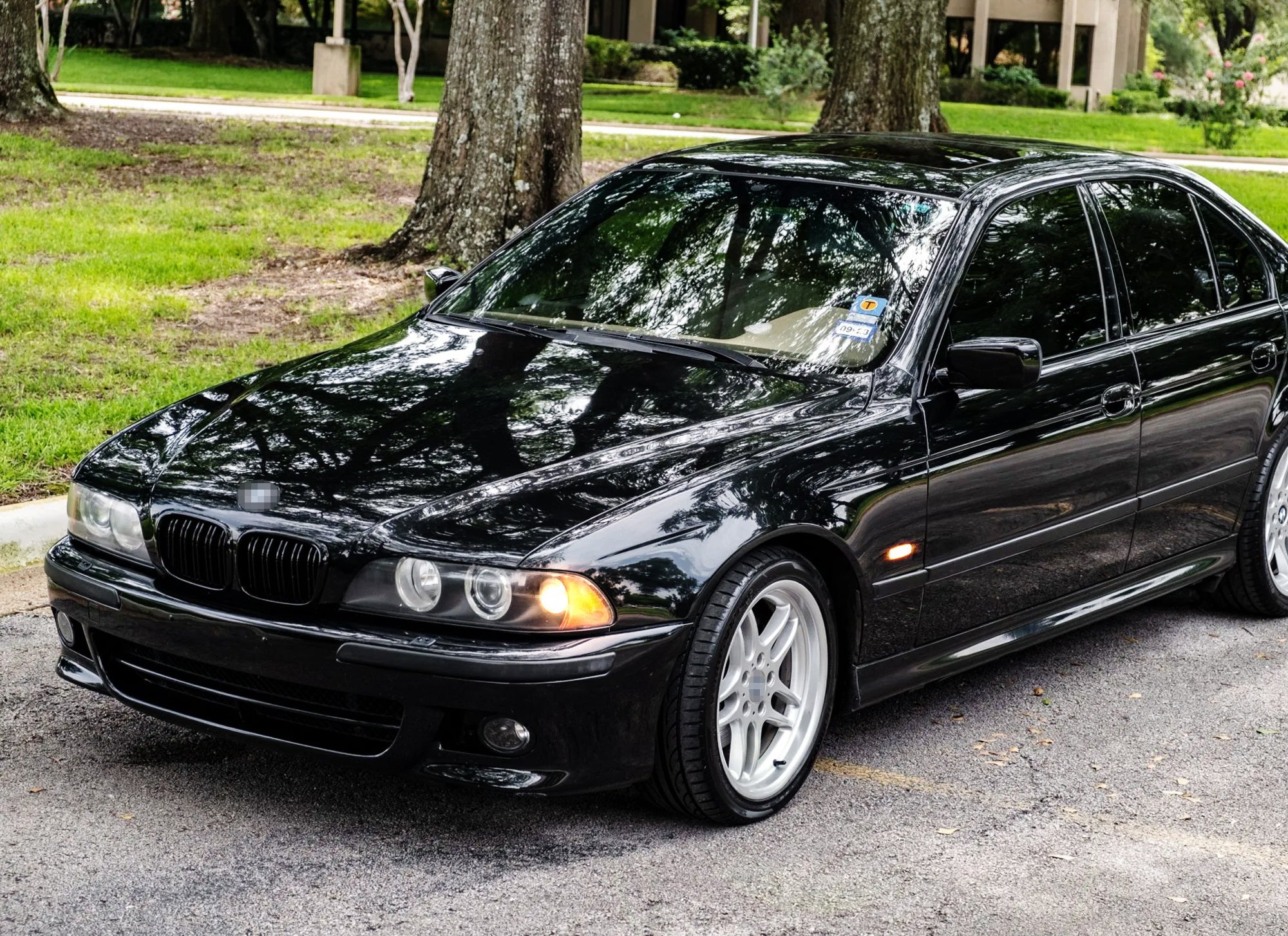 Amber LED Strip Fender Blinker Side Marker Lights for BMW E39 5 Series - Clear Lens, Bright Turn Signals - Perfect for Night Driving & Car Customization