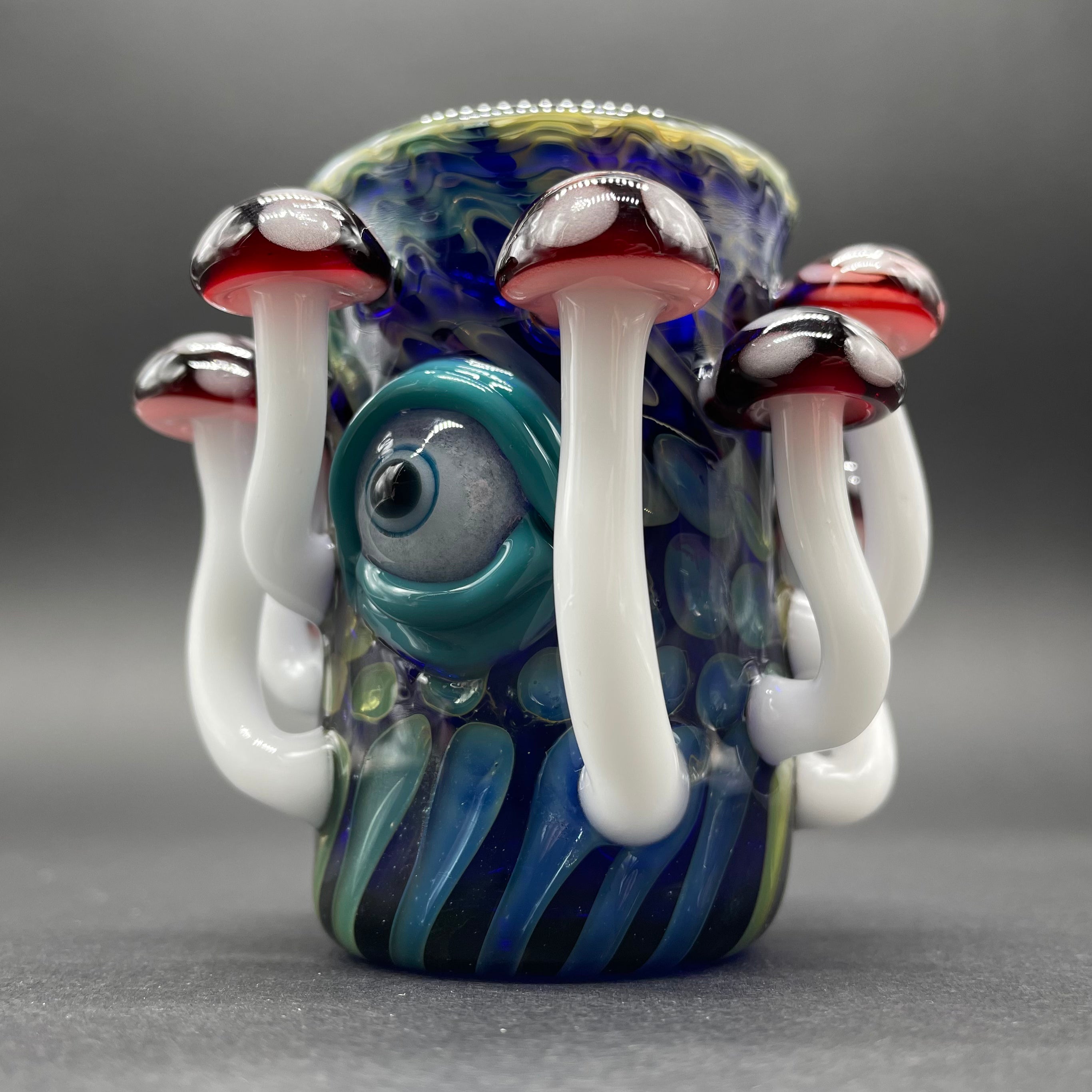 Funny Red Mushroom Shot Glass Set - Unique Novelty Drinking Cups for Parties, Gifts & Home Bar Decor - Perfect for Halloween, Themed Events & Collectibles