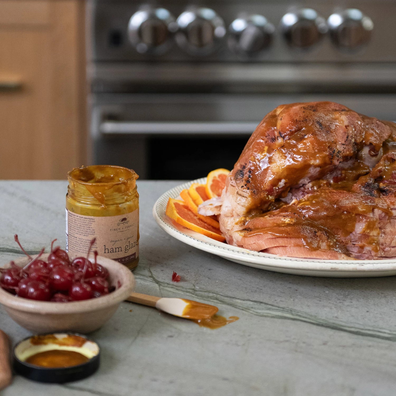 Premium Sugar & Spice Ham Glaze - Sweet & Savory Glaze for Holiday Hams, Roasts & Special Occasions