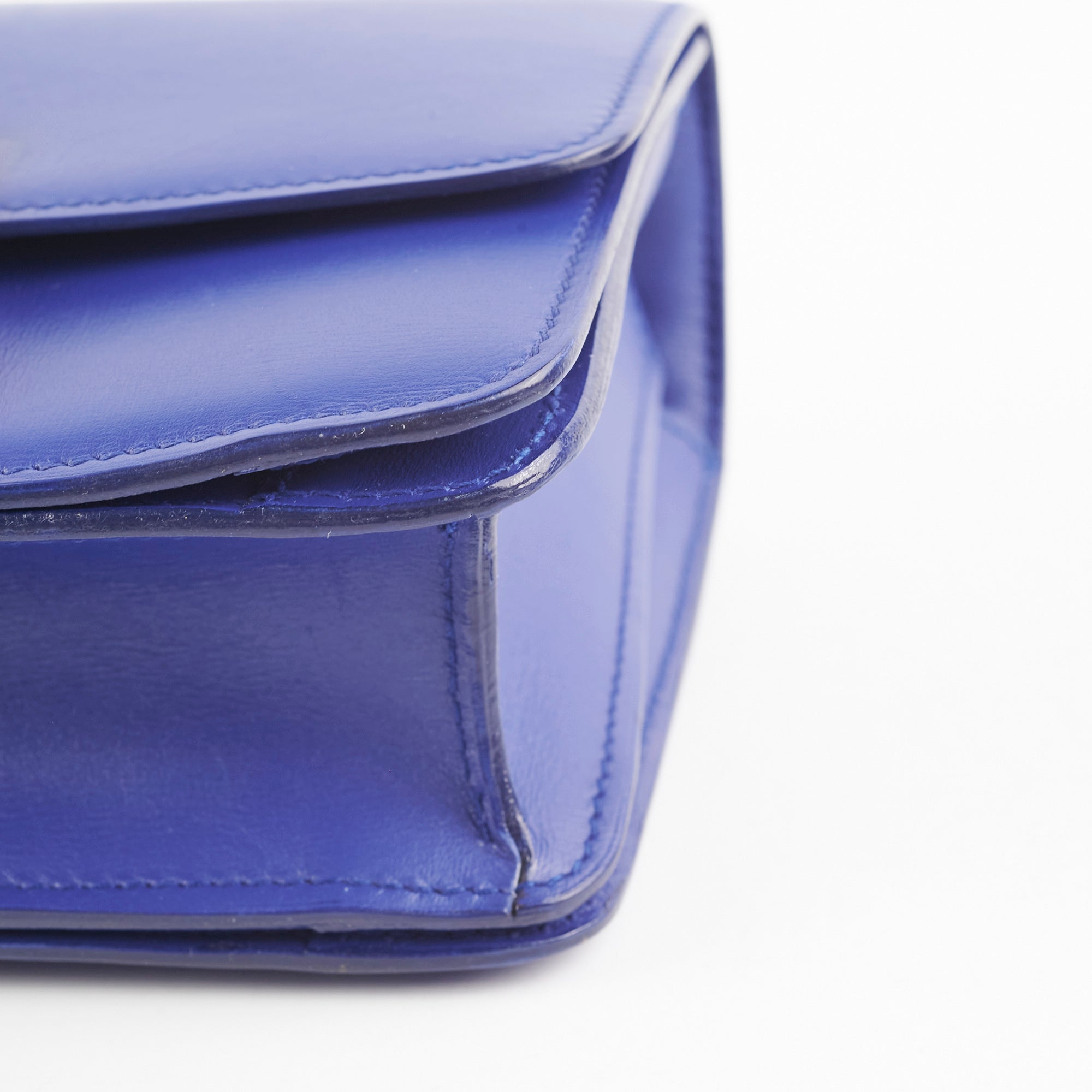 Celine Small Blue Box Crossbody Bag - Stylish Leather Shoulder Bag for Women | Perfect for Date Night, Travel & Everyday Use