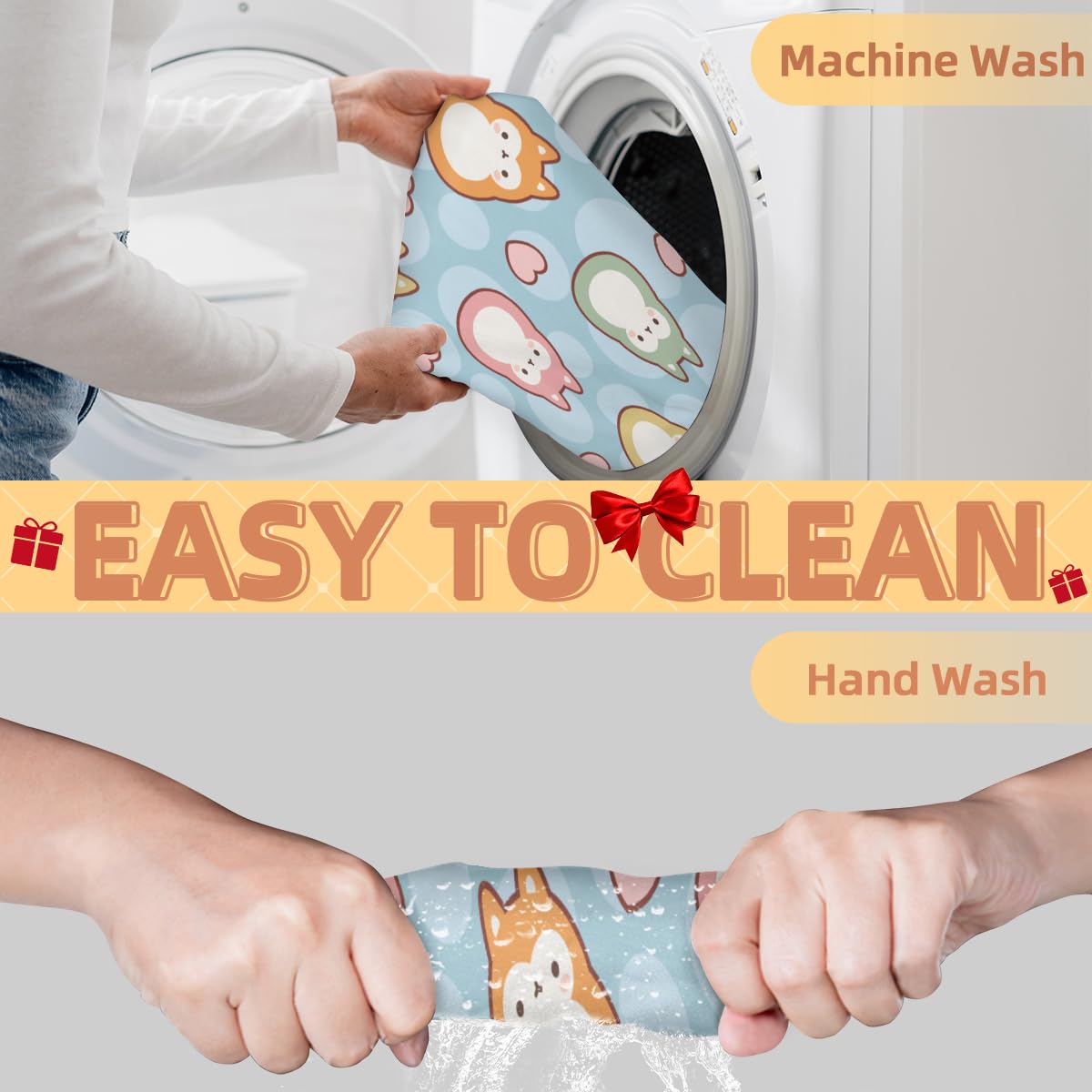 Cute Fox Love Heart Beard Bib Hair Catcher for Men - Non-Stick Shaving Apron with Suction Cups - Perfect Grooming Cloth for Husband & Dad - Ideal for Barbershops, Home Shaving & Birthday Gifts