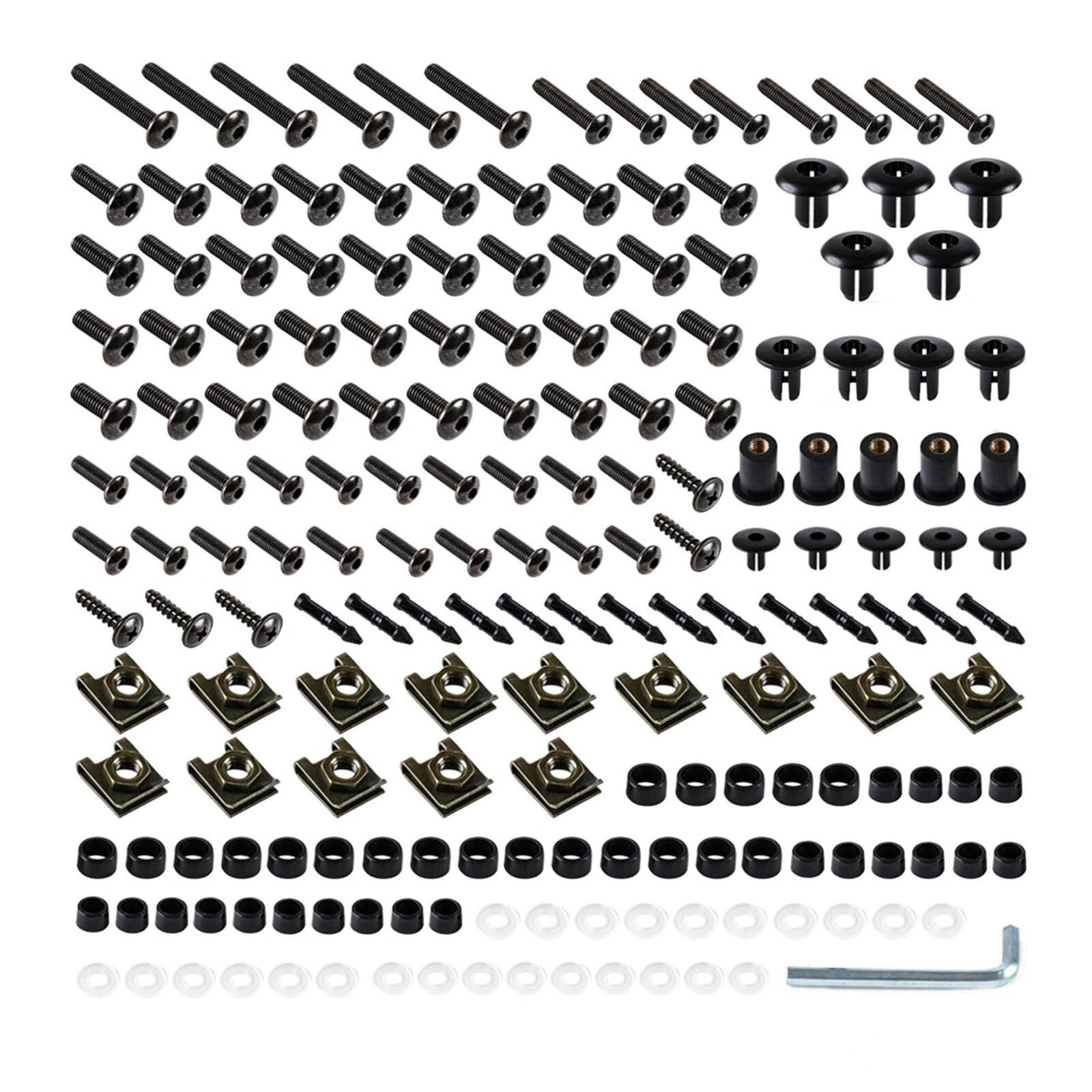 Kawasaki ZX-10R Fairing Bolts Kit - Stainless Steel Screws & Fasteners for 2021-2023 Models - Perfect for Motorcycle Maintenance & Repair