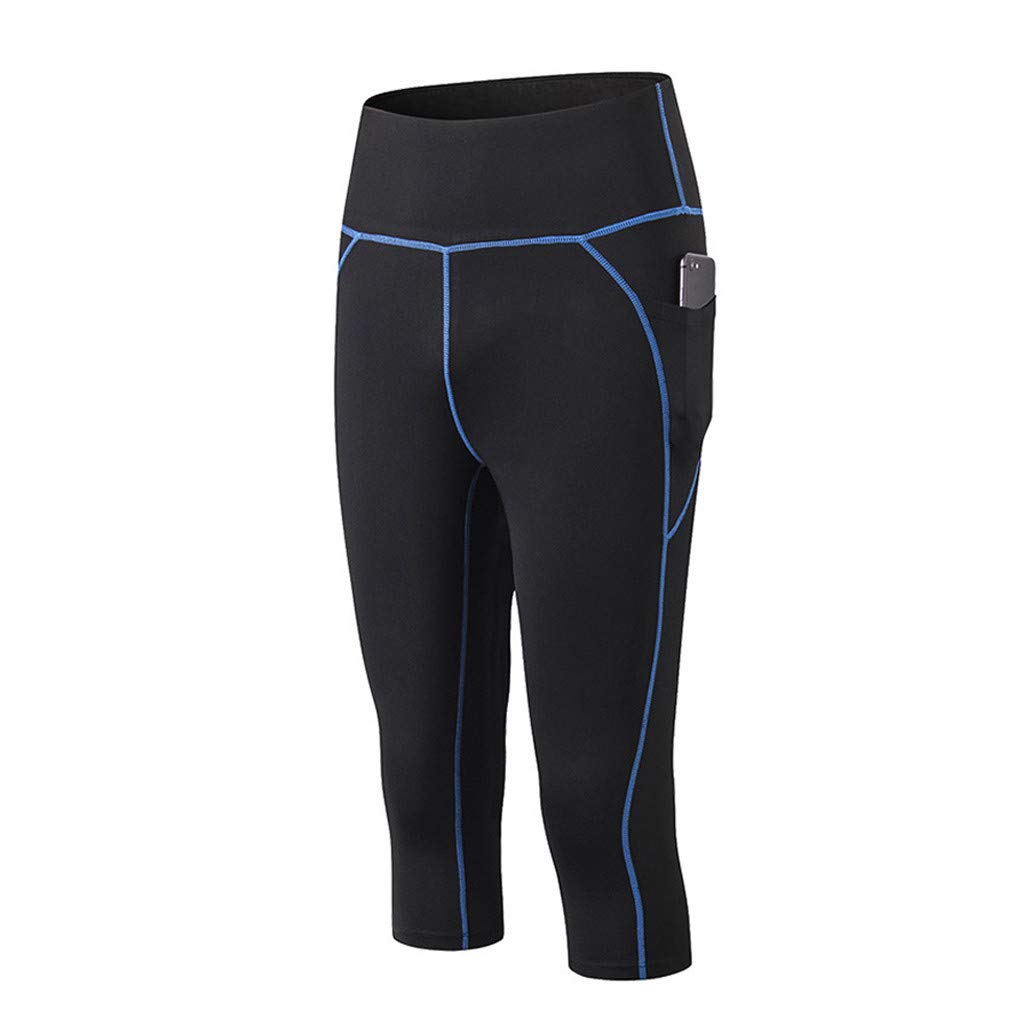 Hessimy High Waist Yoga Shorts for Women - Tummy Control Workout & Running