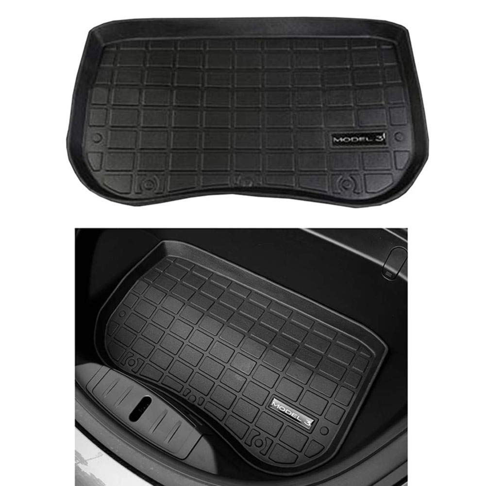 Waterproof Tesla Model 3 Front Trunk Storage Mat - Custom Fit Cargo Tray Protector for Model 3 Frunk | Durable All-Weather Floor Liner for Car Accessories Organization & Protection (Perfect for Road Trips & Daily Commute)