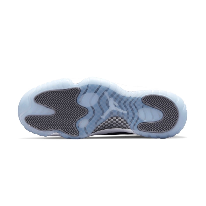 Air Jordan 11 Retro 2021 Cool Grey Basketball Shoes - Men's Medium Grey & White Sneakers for Casual Wear, Sports & Street Style