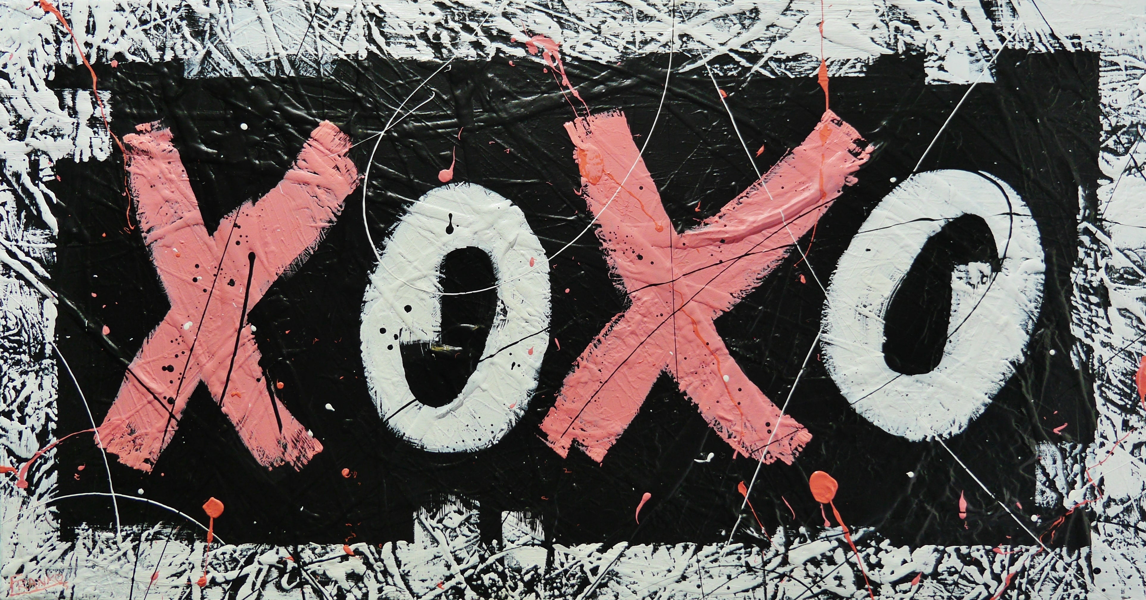 Free Lovin 190cm x 100cm Textured Urban Pop Art Canvas Painting - Modern Wall Decor for Living Room, Bedroom & Office