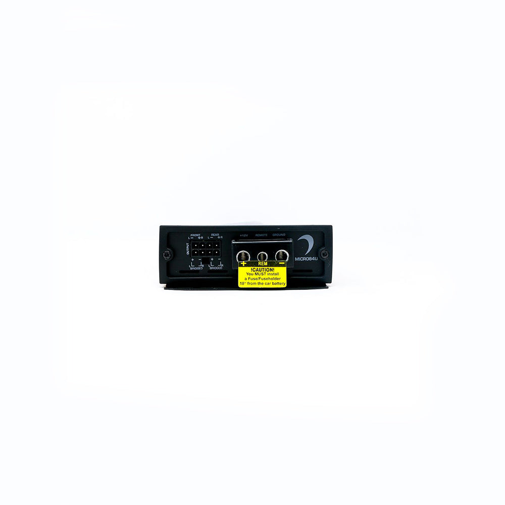 Diamond Audio MICRO84U 500W RMS 4-Channel Class D Car Amplifier - Full Range Micro Series (Refurbished) | Perfect for Car Audio Systems & Bass Boost