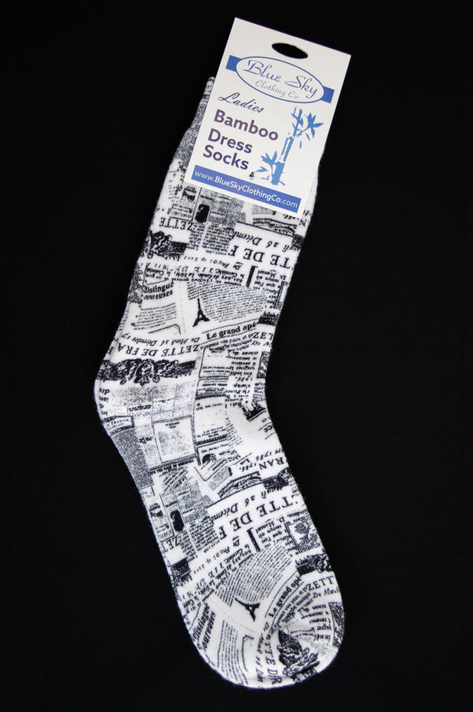Women's Bamboo Dress Socks - Soft & Breathable Ankle Socks with Fun Prints - Perfect for Work, Travel & Everyday Comfort