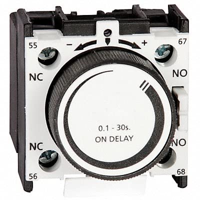 IEC Timer Relay - Off Delay 1-30 Seconds, 1NO/1NC SPDT - Perfect for Industrial Automation & Control Systems