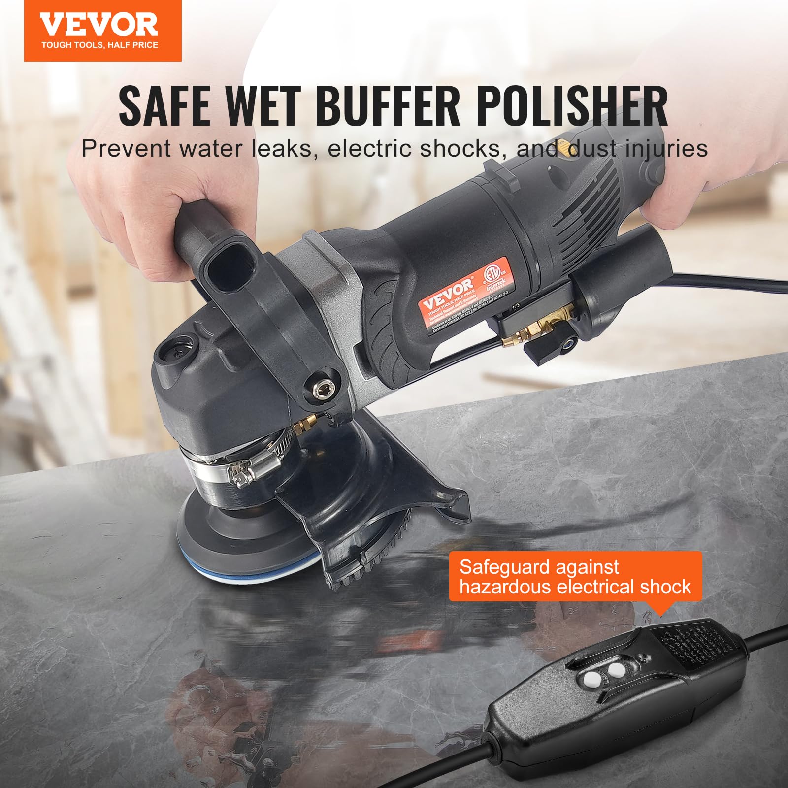 VEVOR 800W Wet Polisher - 4
