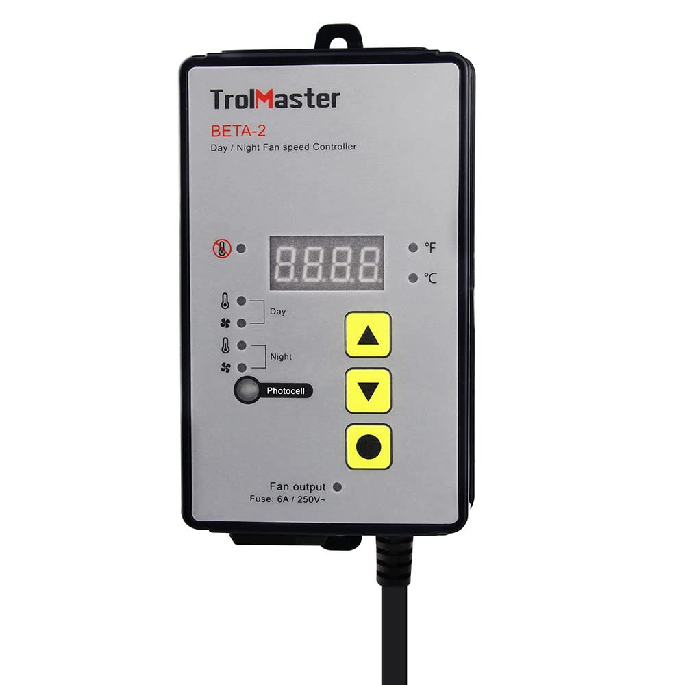 TrolMaster Legacy Beta Series Digital Controller - Adjustable Day/Night Fan Speed for Hydroponics & Indoor Grow Rooms | Greenhouse Climate Control System
