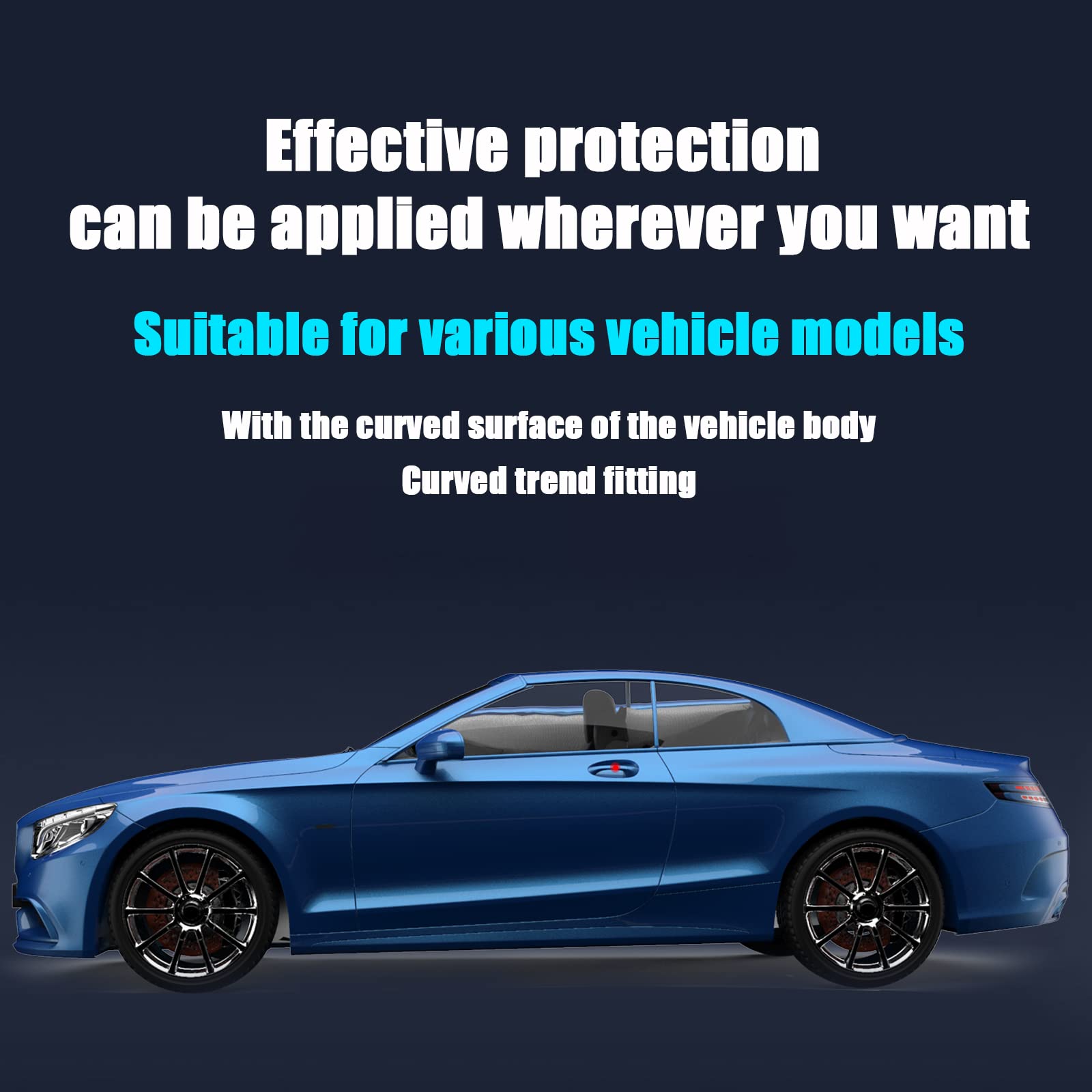 QODOLSI 4-Piece Transparent Car Door Bowl Protector Stickers - Universal Scratch & Paint Protection Film for Most Vehicle Models | Prevent Scratches from Keys, Shoes & Shopping Bags