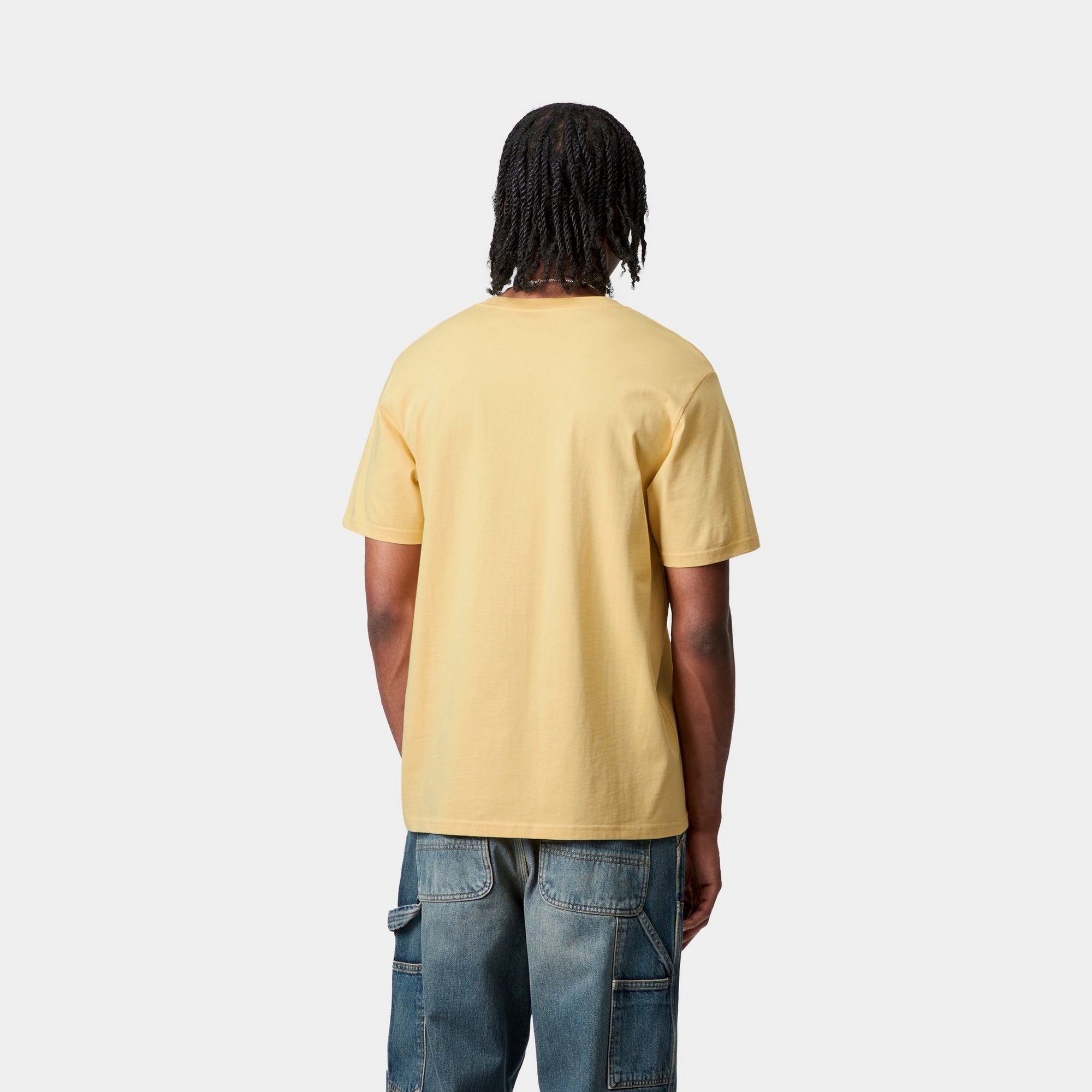 Breathable Pocket T-Shirt for Men & Women | Lightweight Air Yellow Cotton Tee | Casual Wear, Gym, Travel & Everyday Outfits