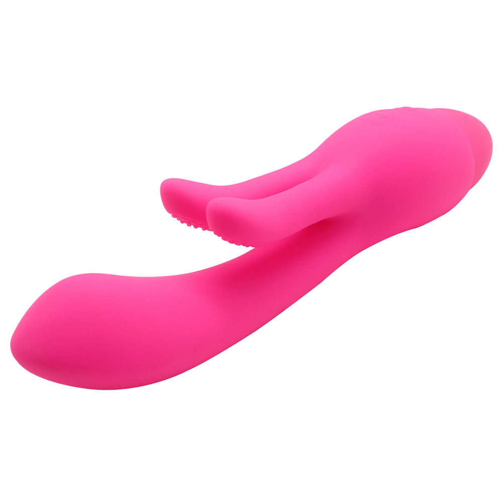 Premium Silicone Rabbit Vibrator for Women - Soft Textured G-Spot & Clitoral Stimulator - Perfect for Solo Play & Couples Intimacy