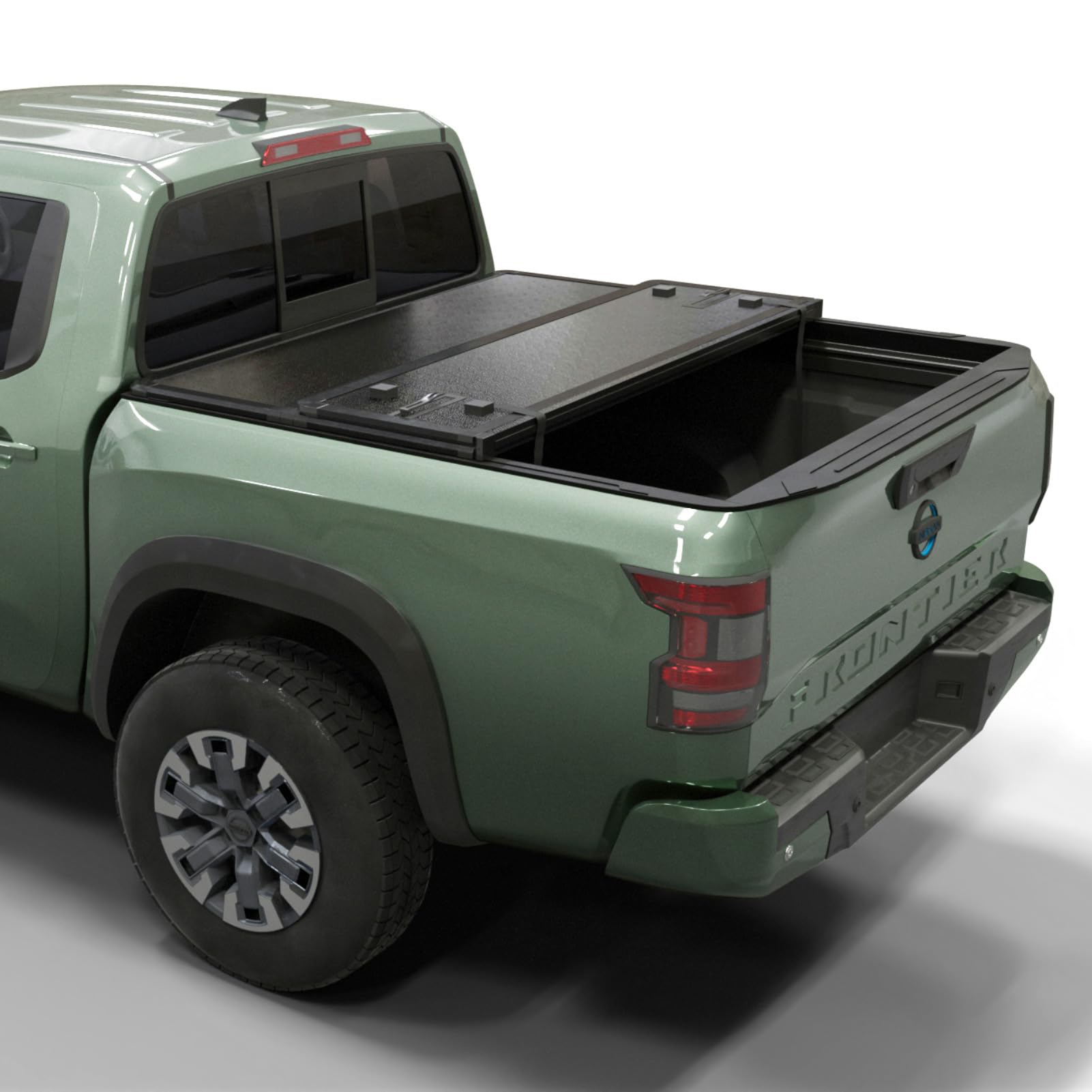 Hard Folding Truck Bed Tonneau Cover for 2005-2025 Nissan Frontier 5ft Bed (60
