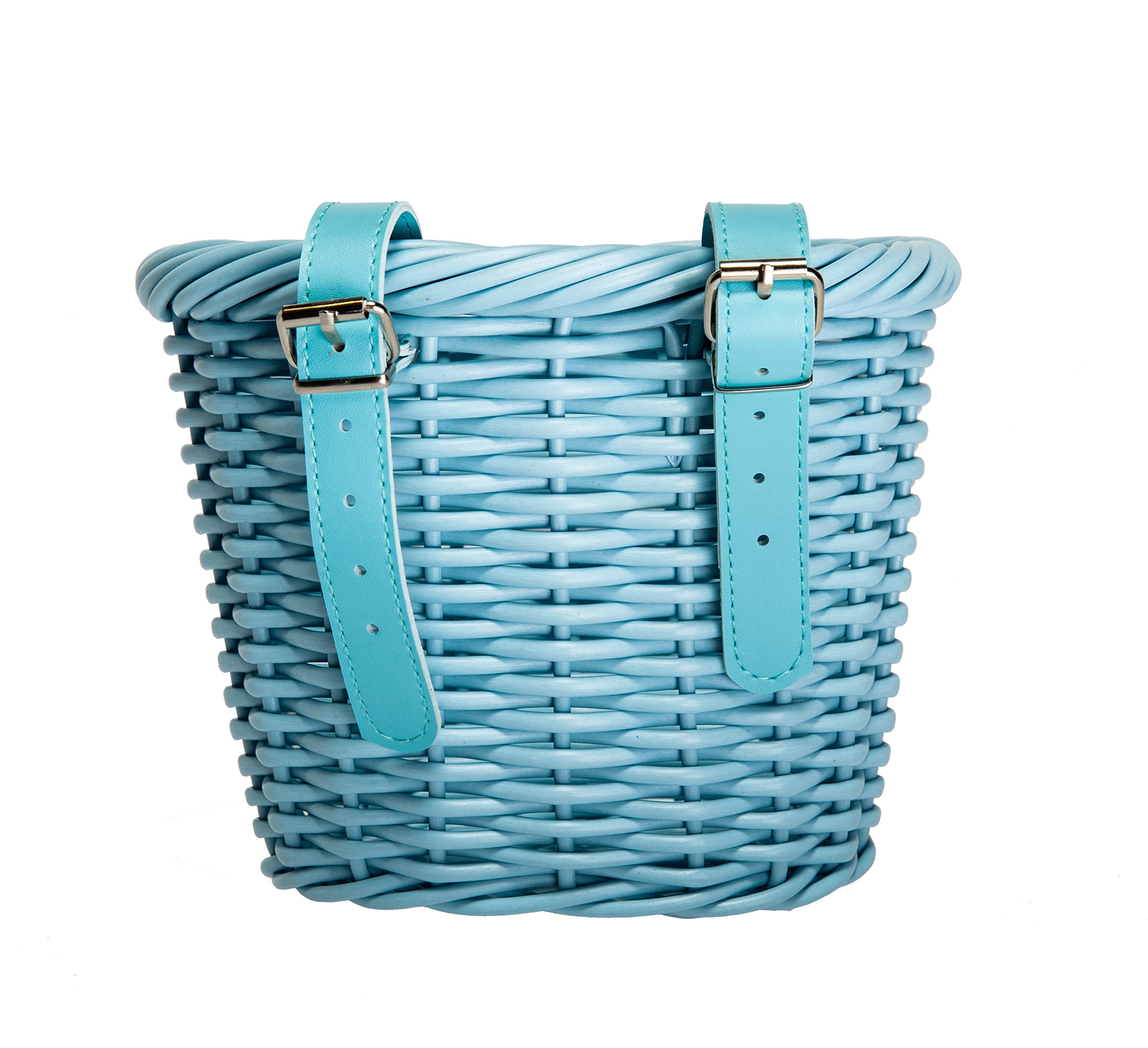 Meghna Woven Mini Bike Basket for Kids - Handlebar Basket for Boys & Girls Bicycles & Scooters - Multi-Color Options - Perfect for School, Park Rides & Errands