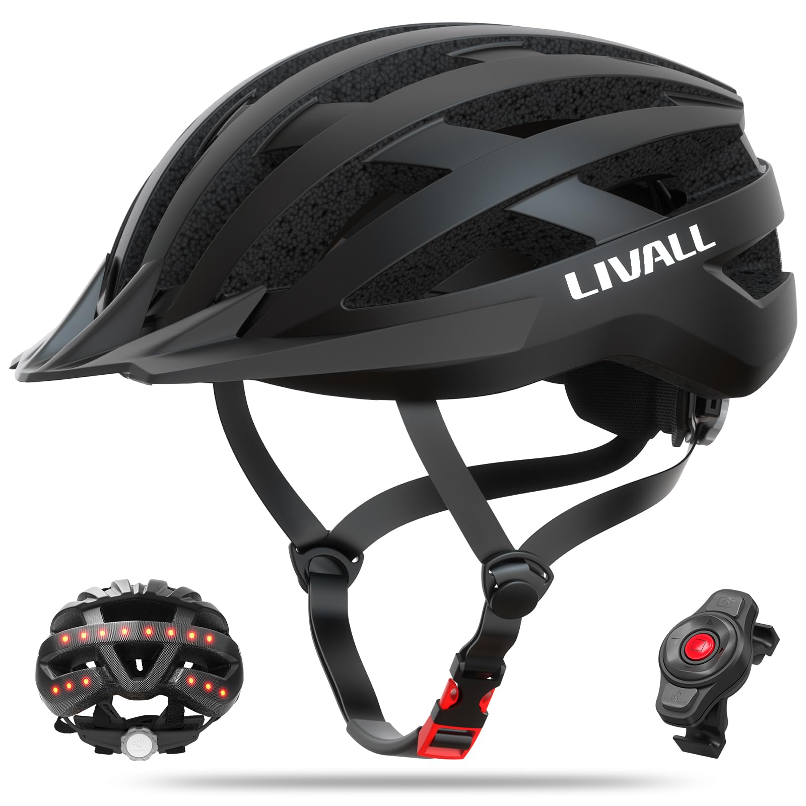 LIVALL MT1 Neo Smart Bike Helmet with Bluetooth Speakers, Built-in Mic, Fall Detection & Turn Signals - Mountain & Road Cycling Helmet for Adults - Perfect for Commuting, Trail Riding & Urban Cycling
