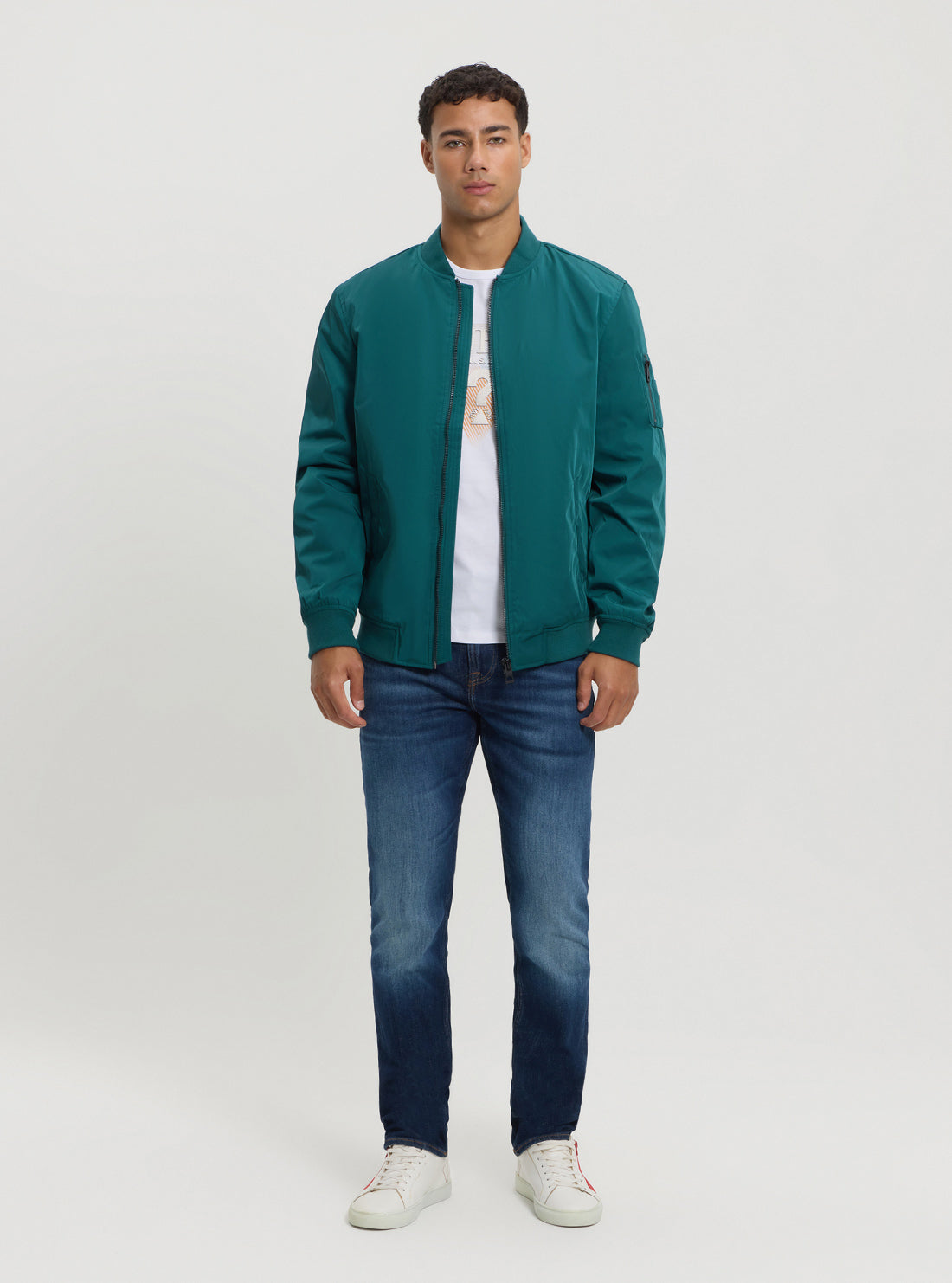 Stylish Green Satin Bomber Jacket for Women - Lightweight Fashion Outerwear - Perfect for Casual Wear, Night Out & Street Style
