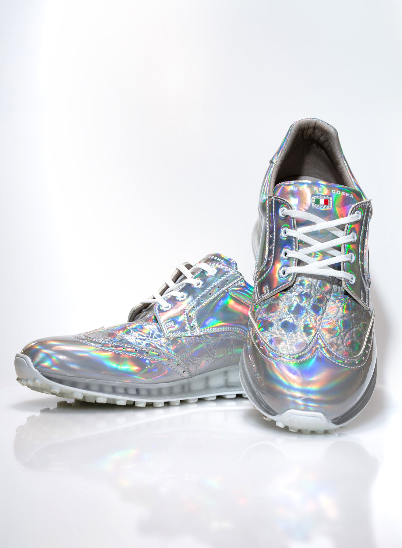 Lucky in Love x Duca Del Cosma Croc Bellezza Women's Fashion Sneakers - Stylish & Comfortable Casual Shoes for Walking, Work & Everyday Wear