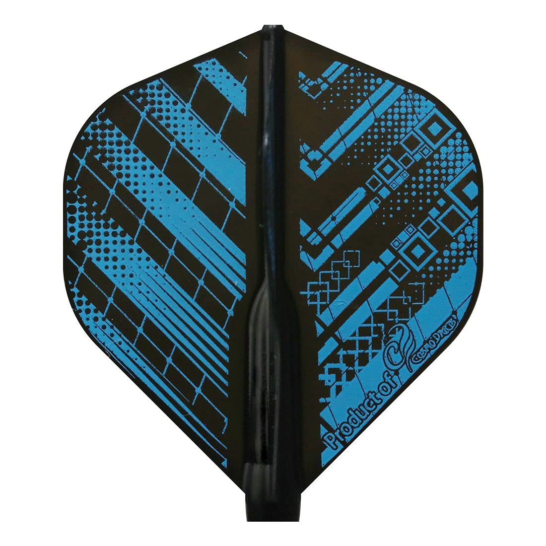 COSMO DARTS Fit Flight AIR Printed Series - Cyborg Feather Standard Dart Flights for Precision Throwing | Perfect for Steel Tip and Soft Tip Darts | Ideal for Professional and Casual Players | Great for Bars, Tournaments & Home Practice