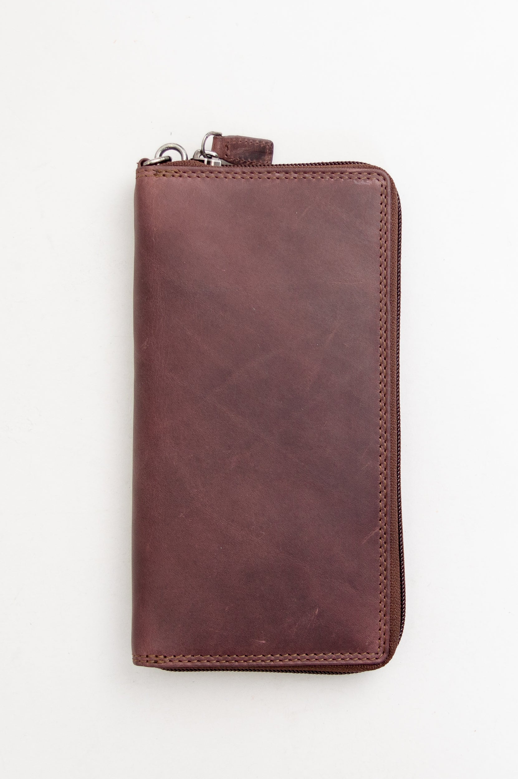 Premium Adrian Klis 195 Buffalo Leather Wallet for Men - Genuine Brown Leather Bifold Wallet - Perfect for Everyday Carry, Business & Travel