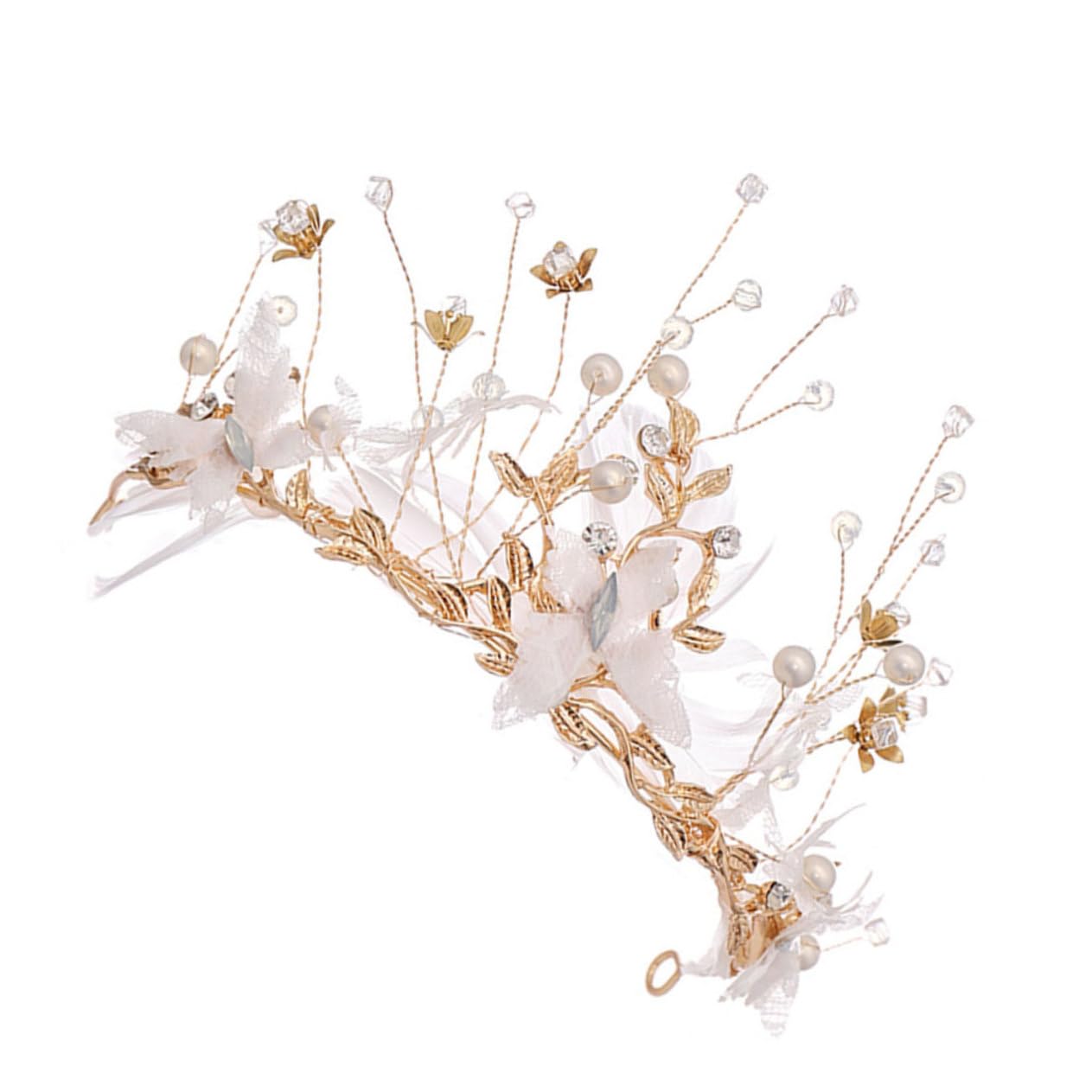 Elegant Wedding Tiara Crown for Women – Bridal Headpiece, Fairy Tiara, Bride Hair Hoop – Perfect for Weddings, Prom, Pageants & Special Occasions