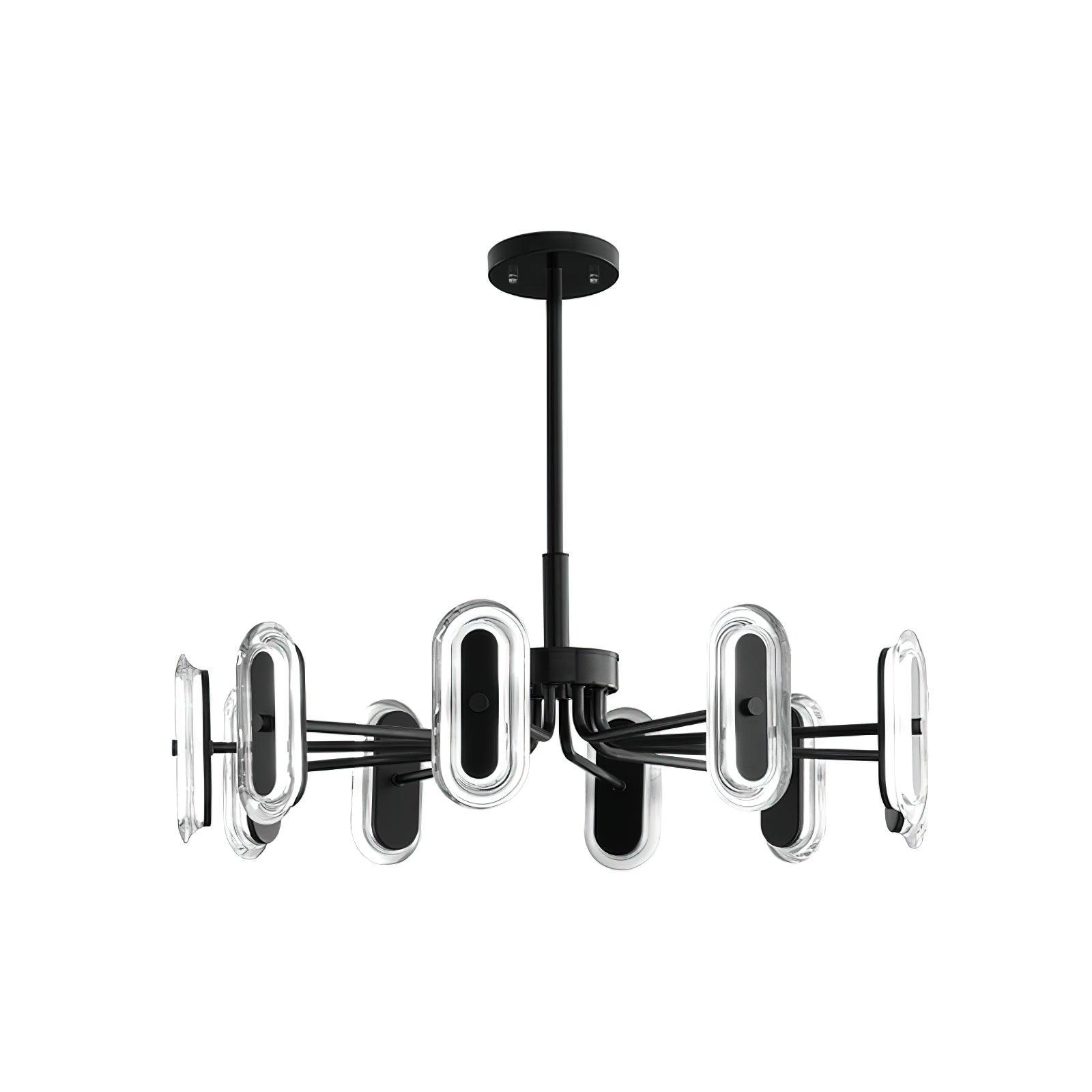 Modern Minimalist Copper Pendant Light - Elegant Living Room Chandelier for Dining Room, Bedroom & Home Decor | Dimmable LED Hanging Light Fixture
