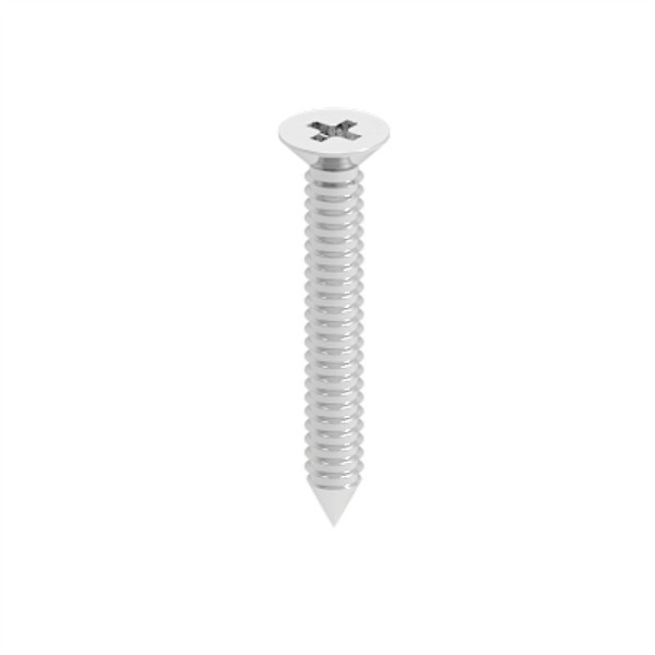 VISOR Balustrade Countersunk Phillips Head Screw 8g x 25mm (50 Pack) - Perfect for Deck Railings, Staircases & Outdoor Furniture Installation