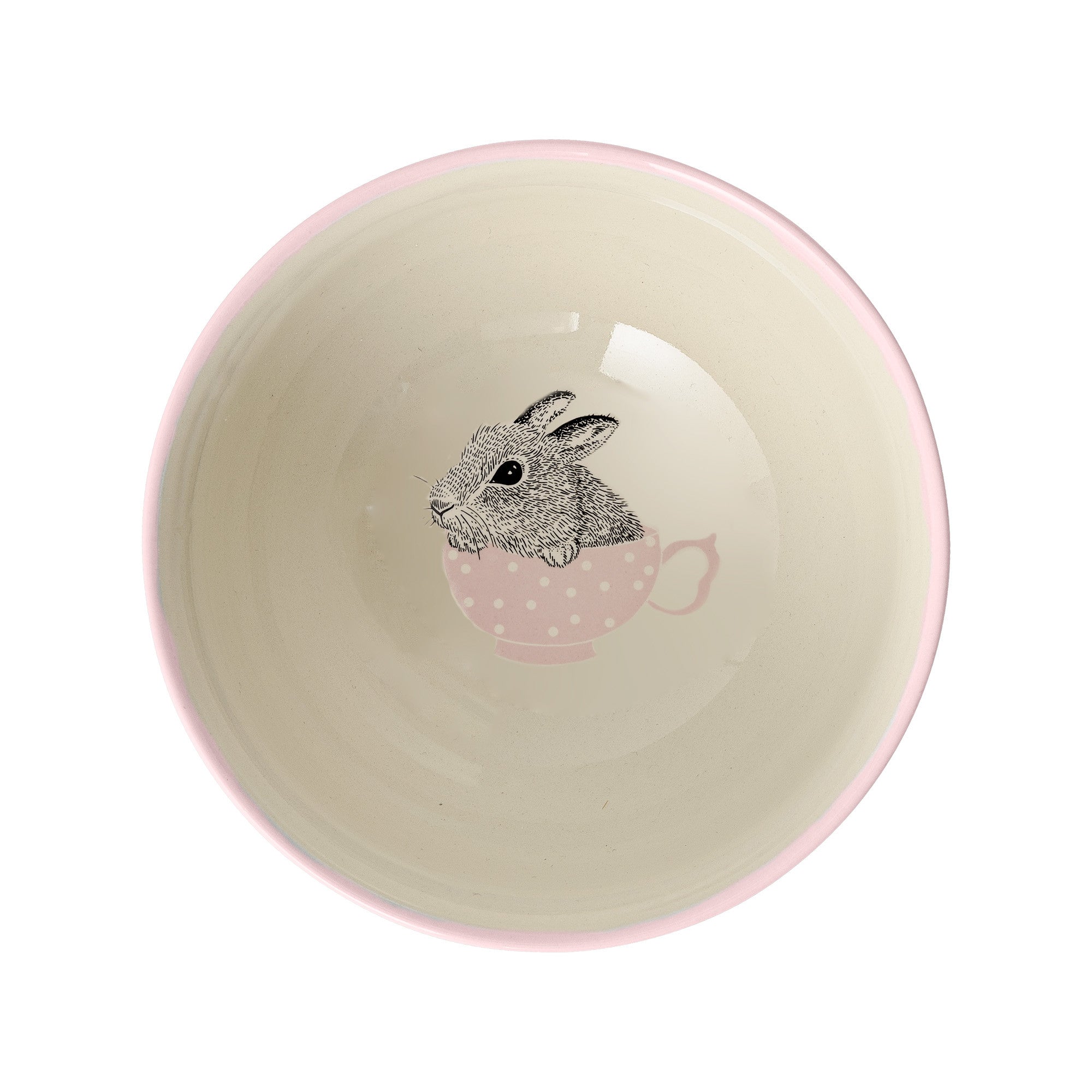 Bloomingville Nanna Offwhite with Mavue Bowl - Elegant Ceramic Serving Bowl for Salad, Pasta & Desserts - Perfect for Dinner Parties & Home Decor