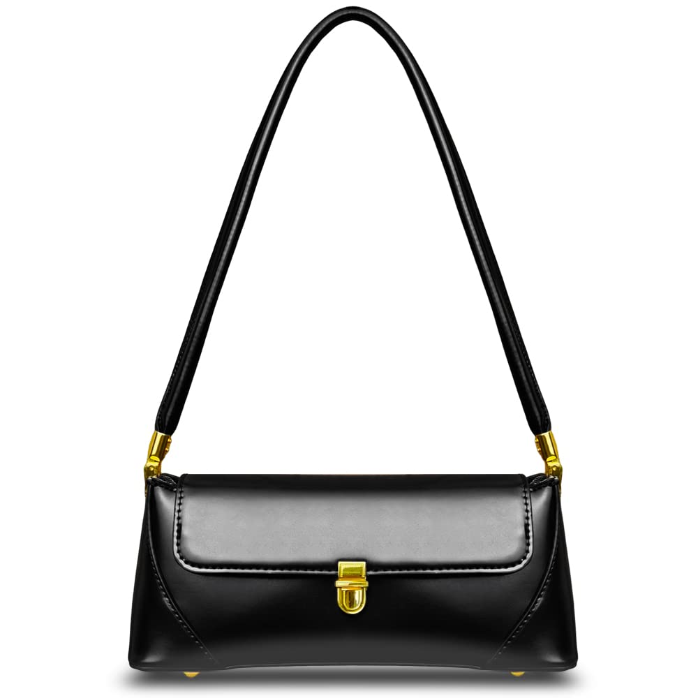 Stylish Vintage Leather Shoulder Bag for Women - Small Tote Hobo Handbag, Perfect for Work, Travel & Everyday Use
