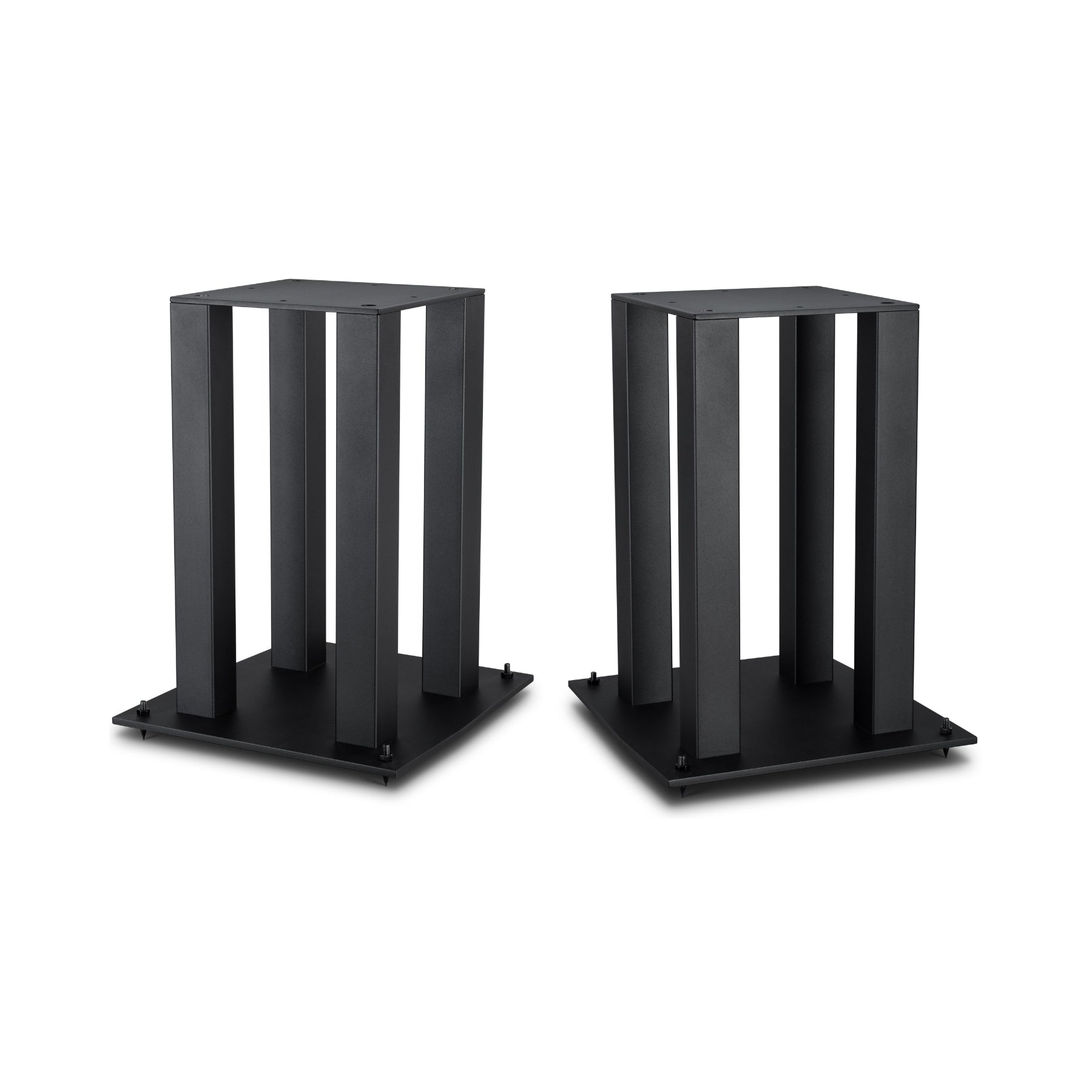 MoFi SourcePoint 10 Speaker Stands - Premium Black Pair for Bookshelf Speakers | Perfect for Home Audio, Studio Monitoring & Hi-Fi Setups