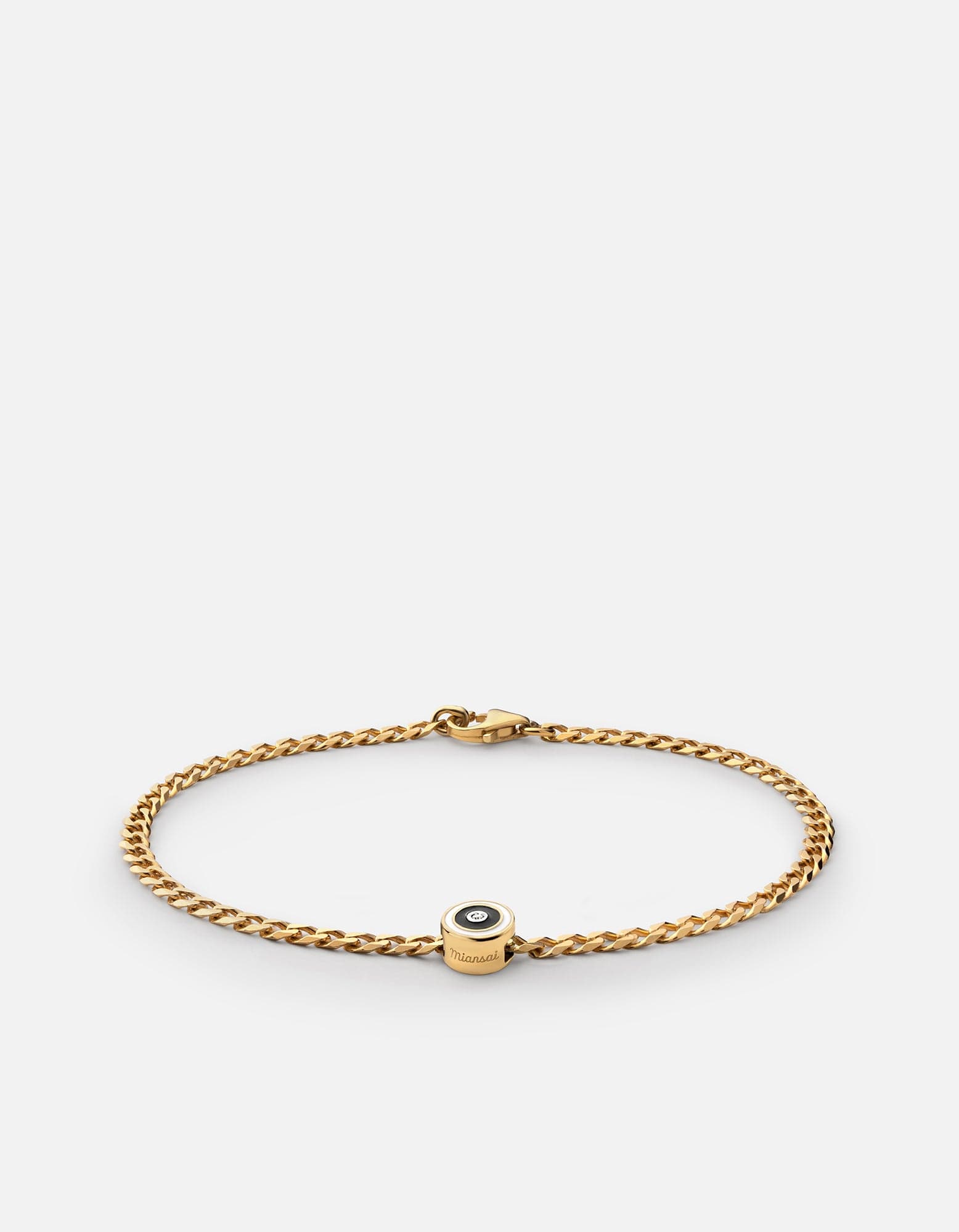 Opus Sapphire Gold Vermeil & Black Chain Bracelet for Women - Elegant Jewelry Gift for Birthday, Anniversary & Special Occasions