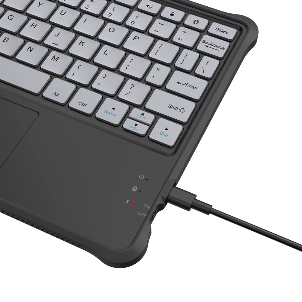 Amazon Kids Bluetooth Keyboard - Compatible with 10” Fire Kids Pro & Fire Kids Tablets | Wireless Keyboard for Children | Perfect for Homeschooling & Online Learning (Black)