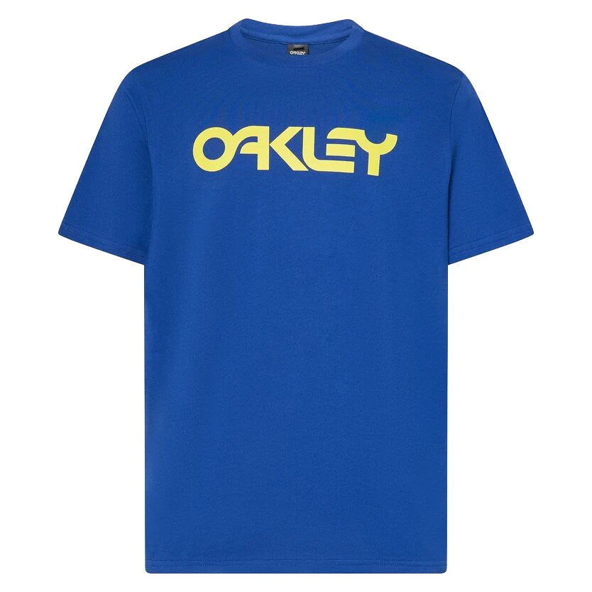 Oakley Mark II Tee 2.0 Men's Performance T-Shirt - Moisture Wicking, Breathable & Lightweight - Crystal Blue - Perfect for Gym, Running & Outdoor Activities