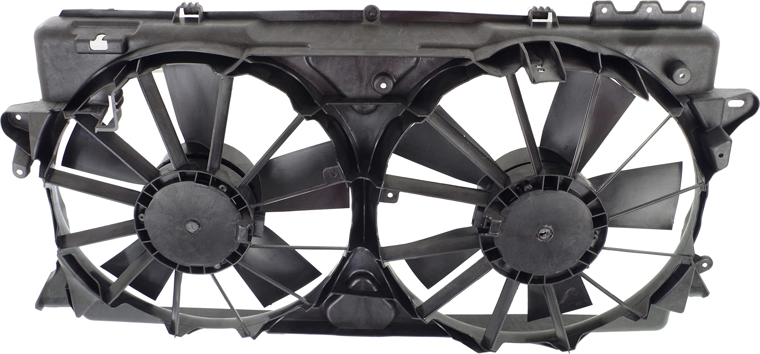 Go-Parts Radiator Fan Assembly Compatible with Ford F-150 2010-2014, Lincoln Navigator 2010-2017 & Ford Expedition 2010-2017 - Direct Replacement Cooling Fan for 2011-2016 Models - Perfect for Engine Overheating Prevention & Summer Driving