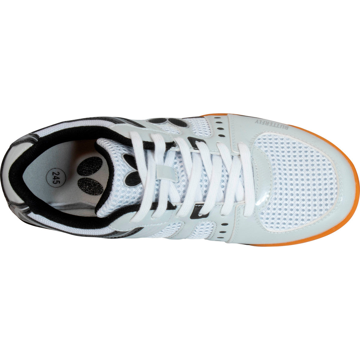 Butterfly Lezoline Unisex Table Tennis Shoes for Men & Women - Lightweight & Non-Slip Indoor Court Shoes for Ping Pong & Badminton [Black]