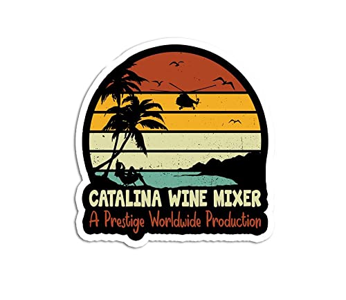 Vintage Catalina Wine Mixer Stickers (Pack of 3) - 3