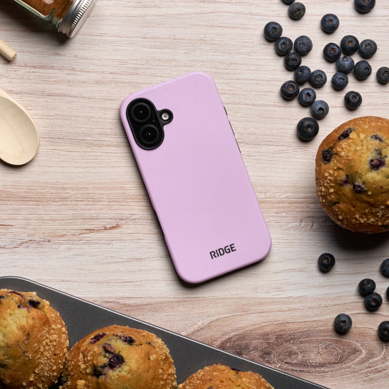 Durable Lavender Phone Case for iPhone 16 Plus - Slim Protective Cover with Shock Absorption - Perfect for Everyday Use, Work & Travel
