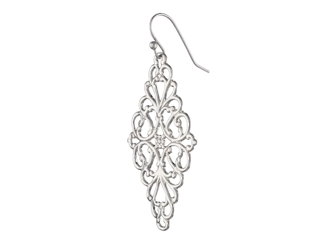 1928 Vintage Filigree Diamond Drop Earrings for Women - 14K Gold Plated Dangle Earrings for Wedding, Party & Special Occasions