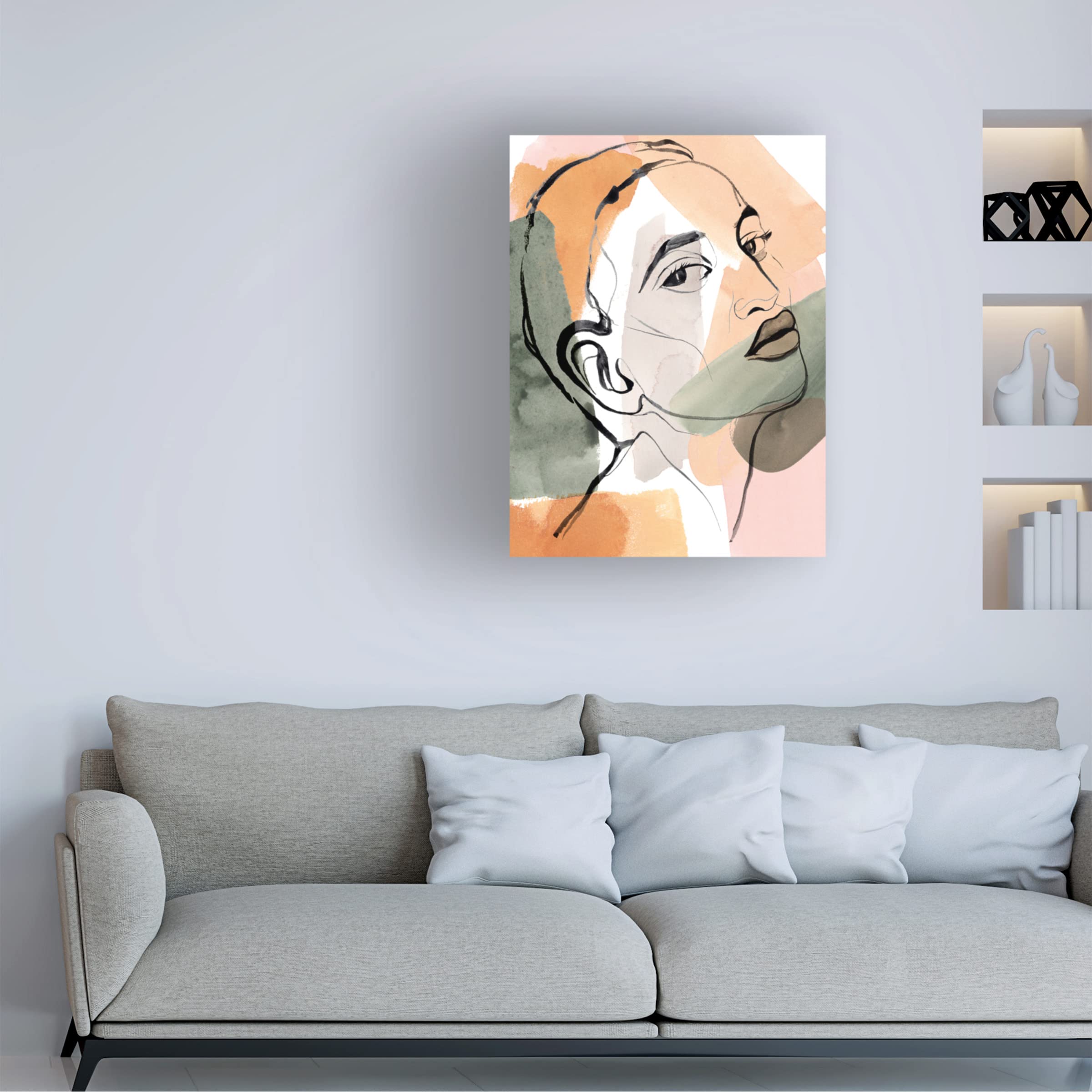 Annie Warren 'Earthly Angels IV' Canvas Wall Art Print - Premium Home Decor for Living Room, Bedroom & Office