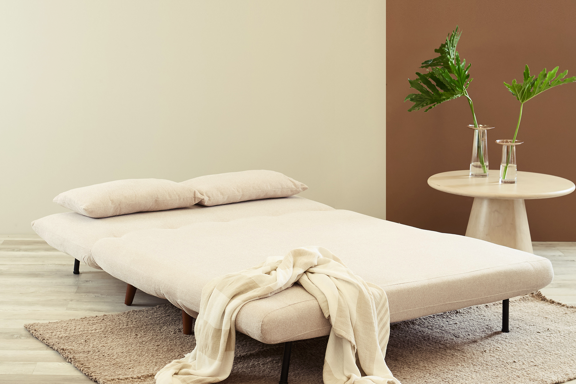 Element 2-Seater Sofa Bed - Convertible Sleeper Couch for Small Spaces | Perfect for Apartments, Guest Rooms & Home Offices