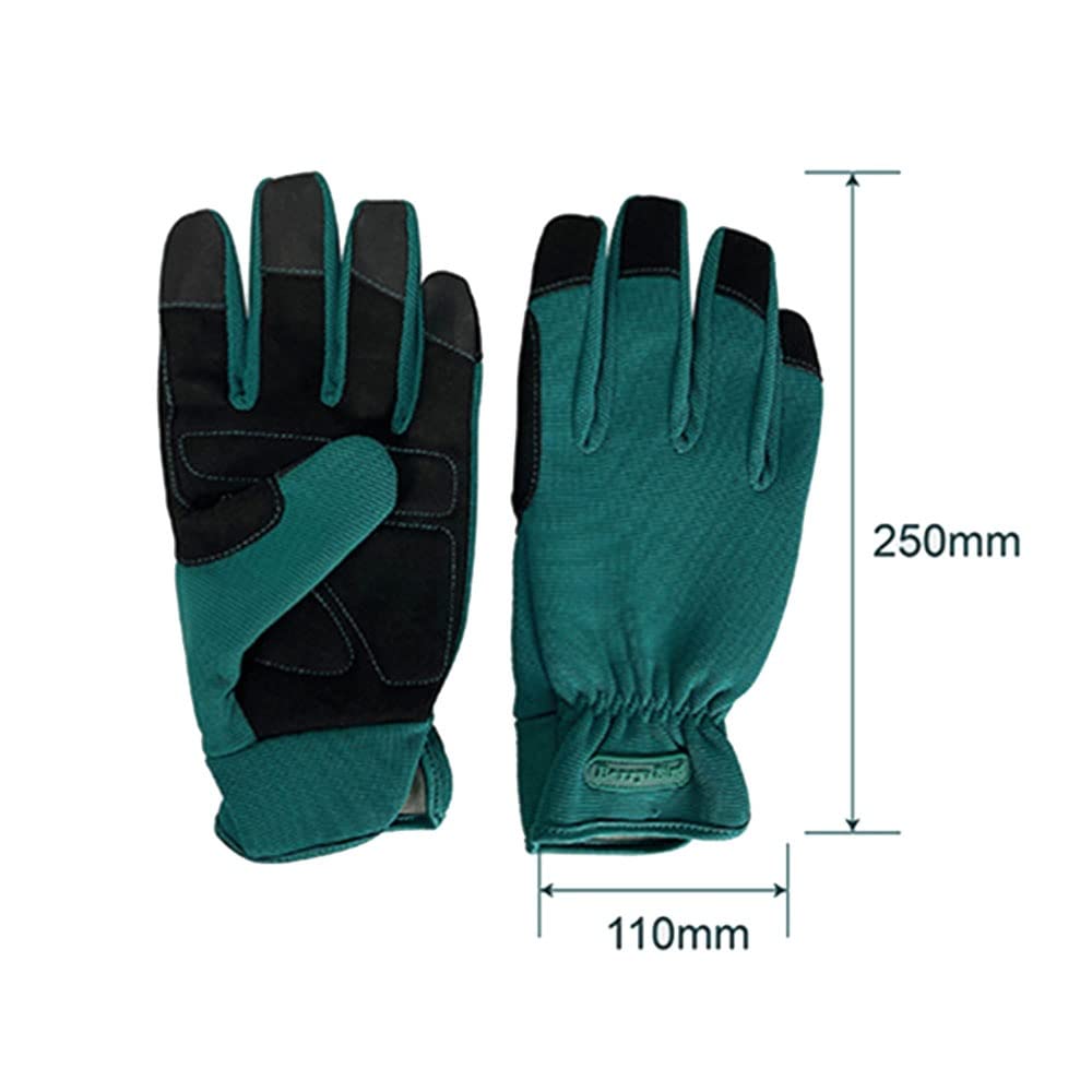 Stab-Resistant Gardening Gloves - Thick & Durable Wear-Resistant Gloves for Floral Planting, Rose Pruning & Outdoor Work - Perfect for Landscaping, Yard Work & Thorn Protection