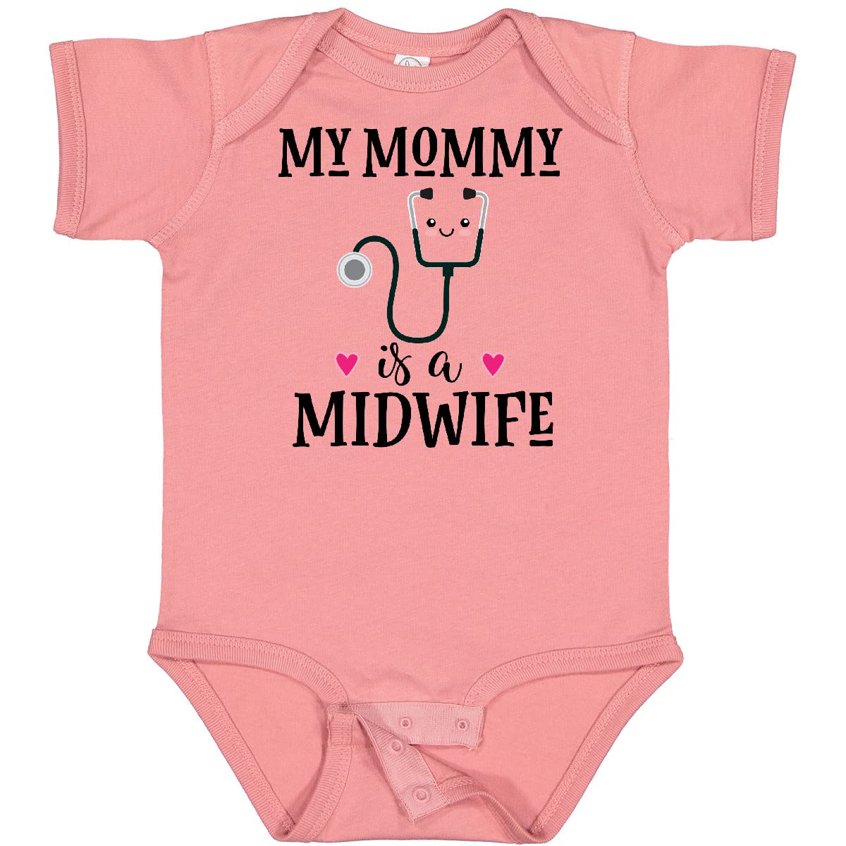 Inktastic Midwife Mom Baby Gift - Cute Baby Bodysuit for Newborns & Infants | Perfect for Baby Showers, Birth Announcements & First Photos