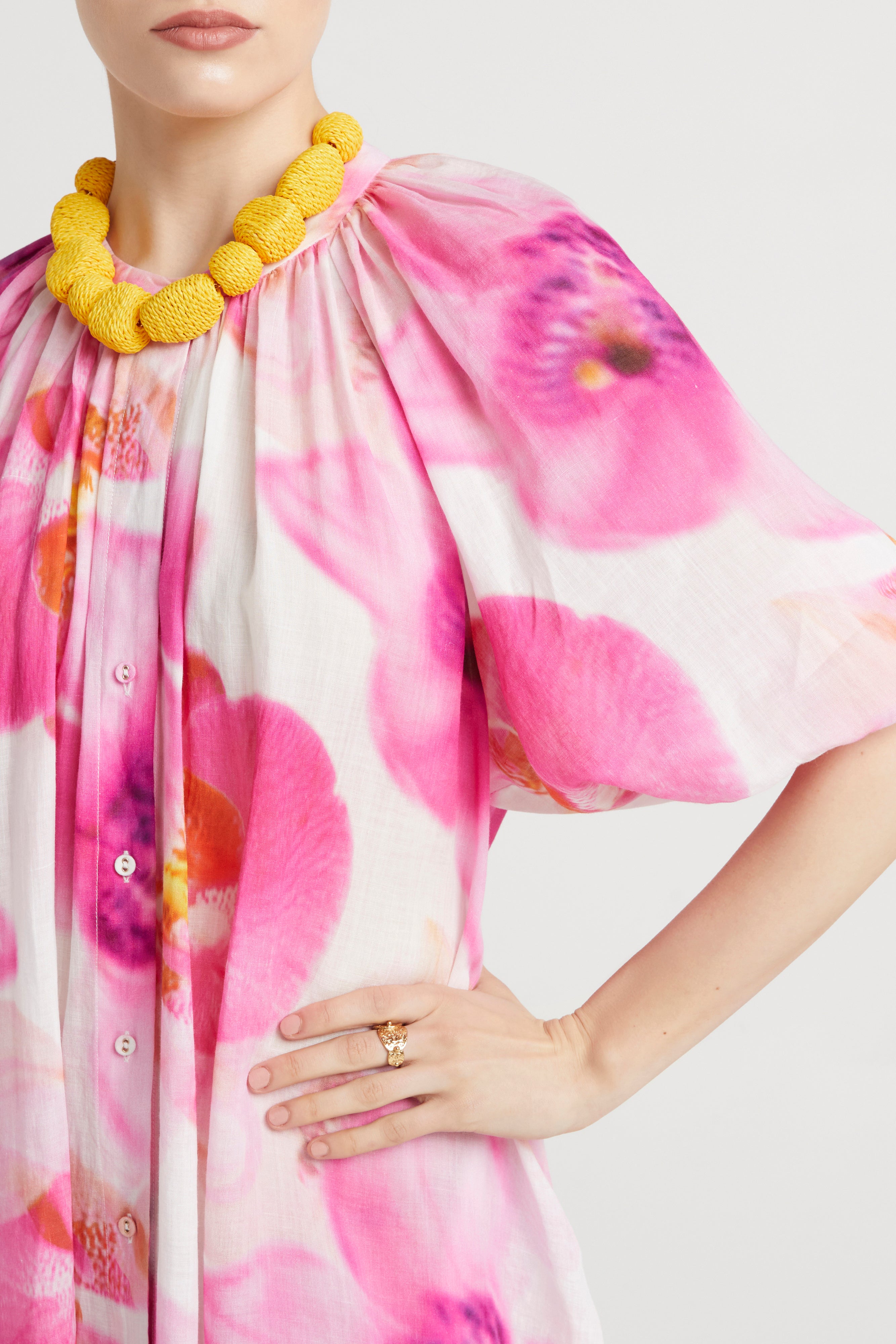 Husk Brielle Kaftan - Stylish Floral Print Maxi Dress for Women | Perfect for Beach, Vacation, and Summer Outfits