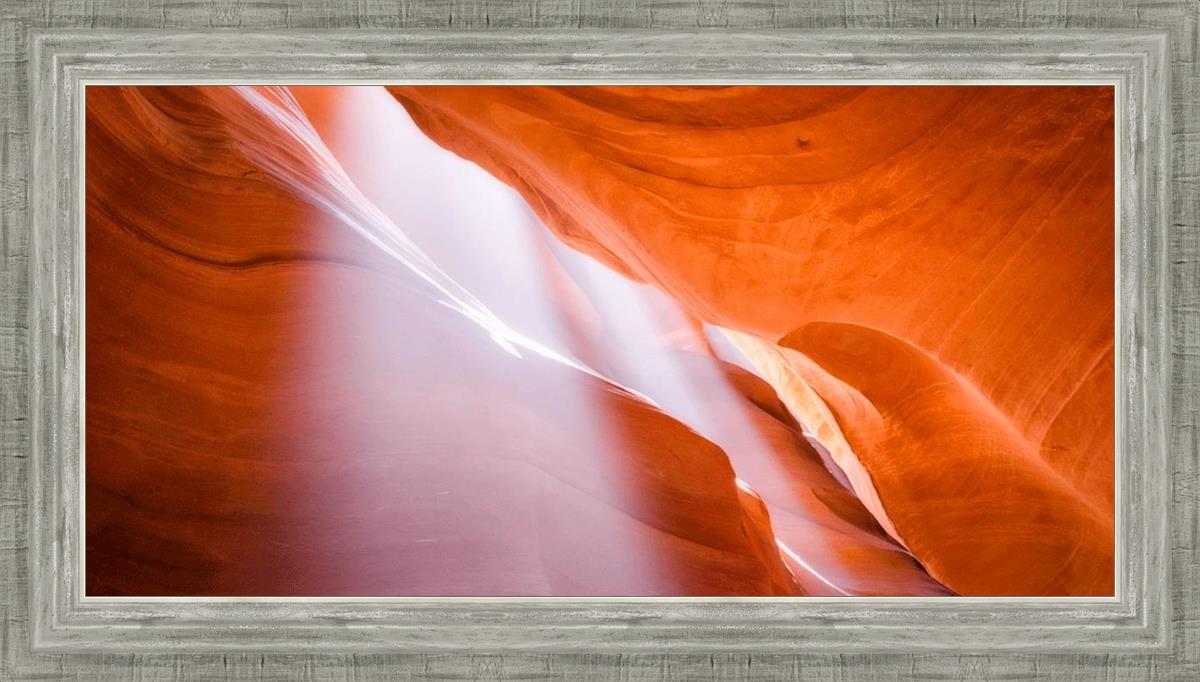 Stunning Antelope Canyon Light Shafts Wall Art - Natural Sunbeam Photography Print for Home & Office Decor - Perfect for Living Rooms, Bedrooms & Workspaces