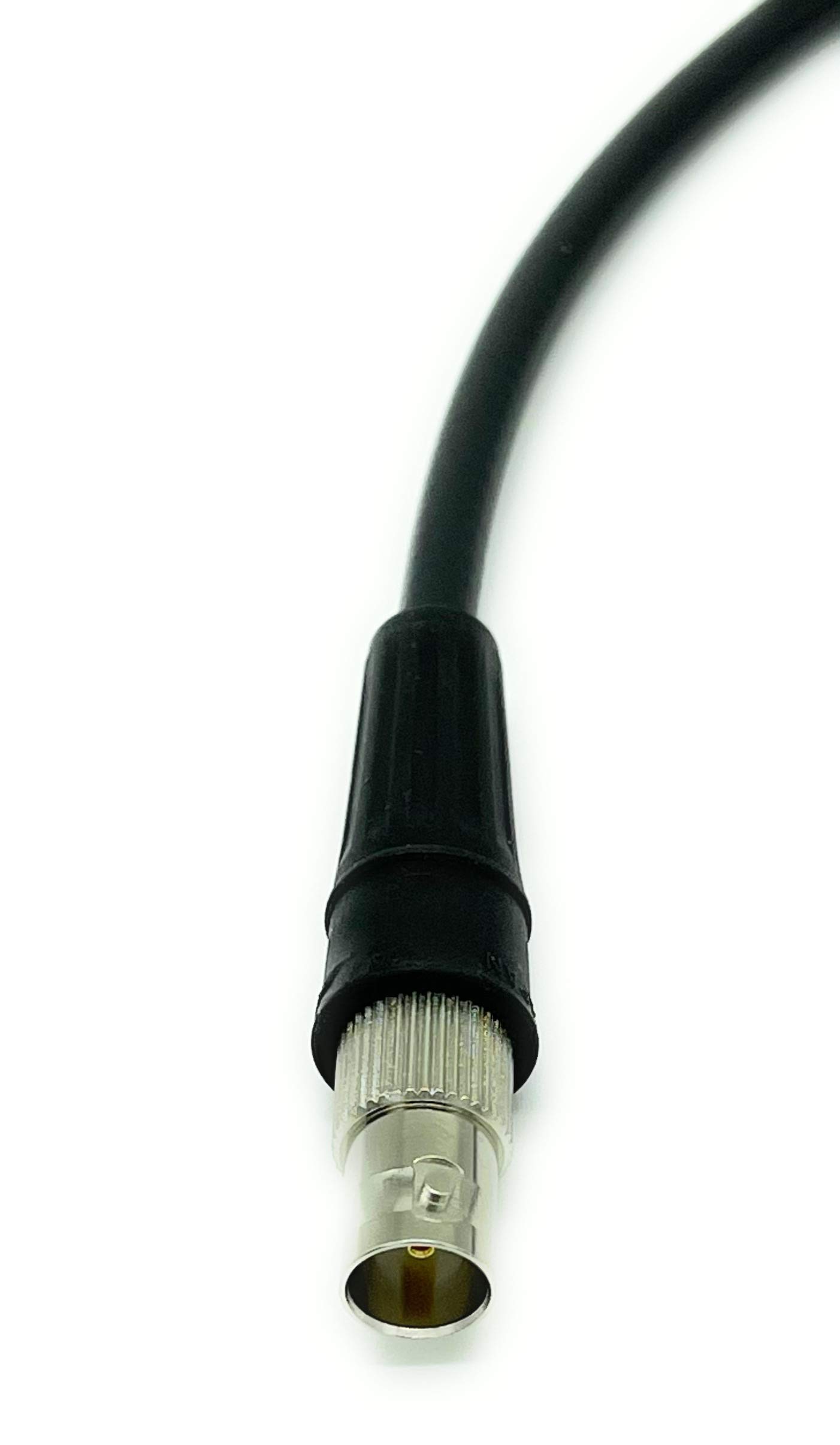 100ft RG59 HD SDI BNC Extension Cable Male to Female - High-Quality AV Video Cable for CCTV, Security Cameras & Broadcast Equipment - Durable Black Coaxial Cable for Professional Installations